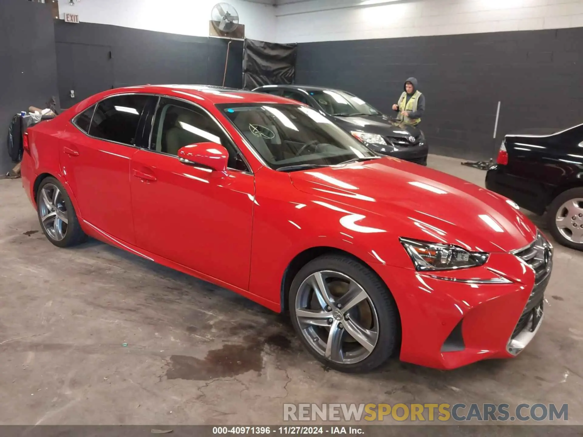 1 Photograph of a damaged car JTHBA1D25K5086885 LEXUS IS 300 2019