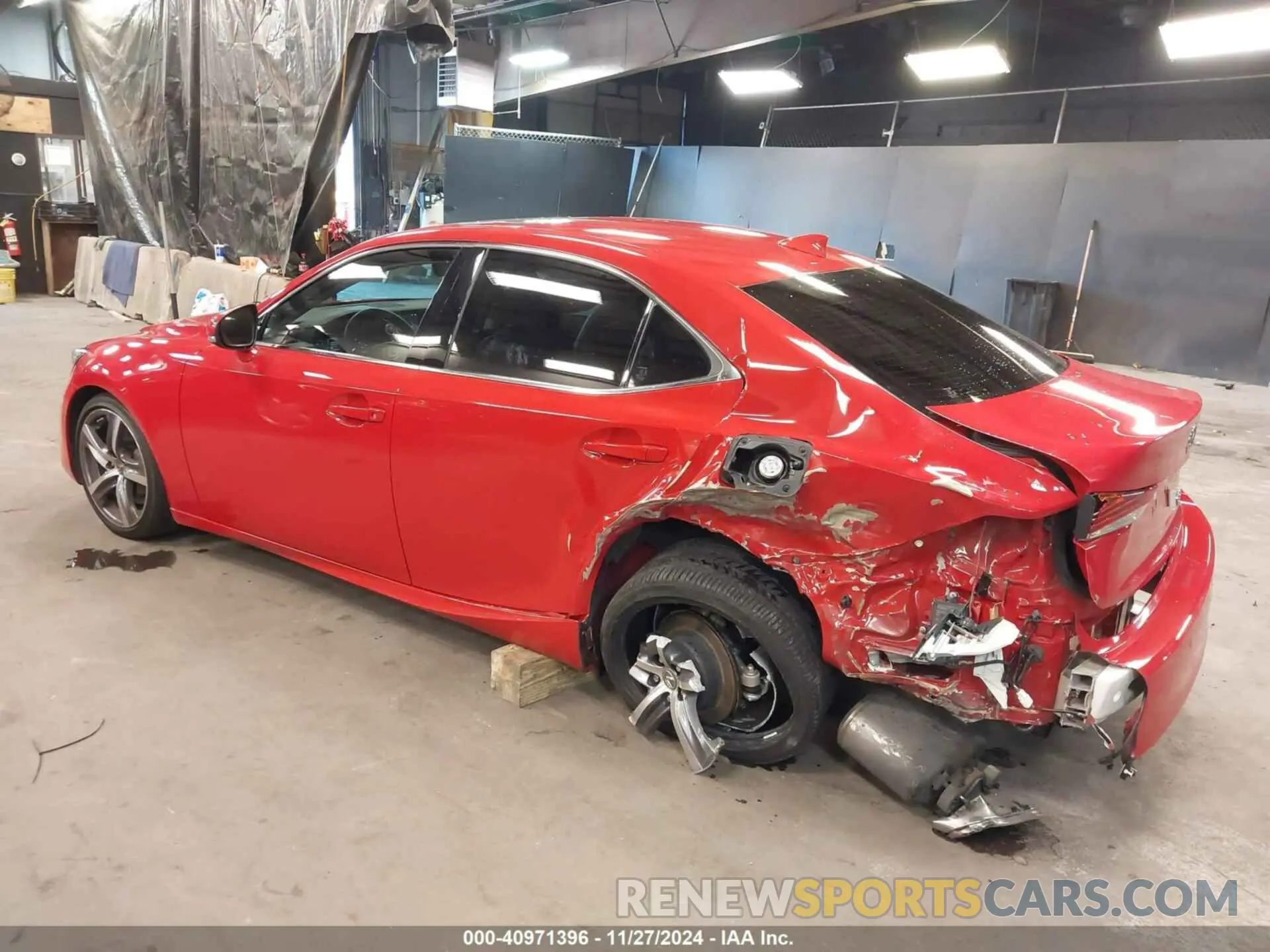 3 Photograph of a damaged car JTHBA1D25K5086885 LEXUS IS 300 2019