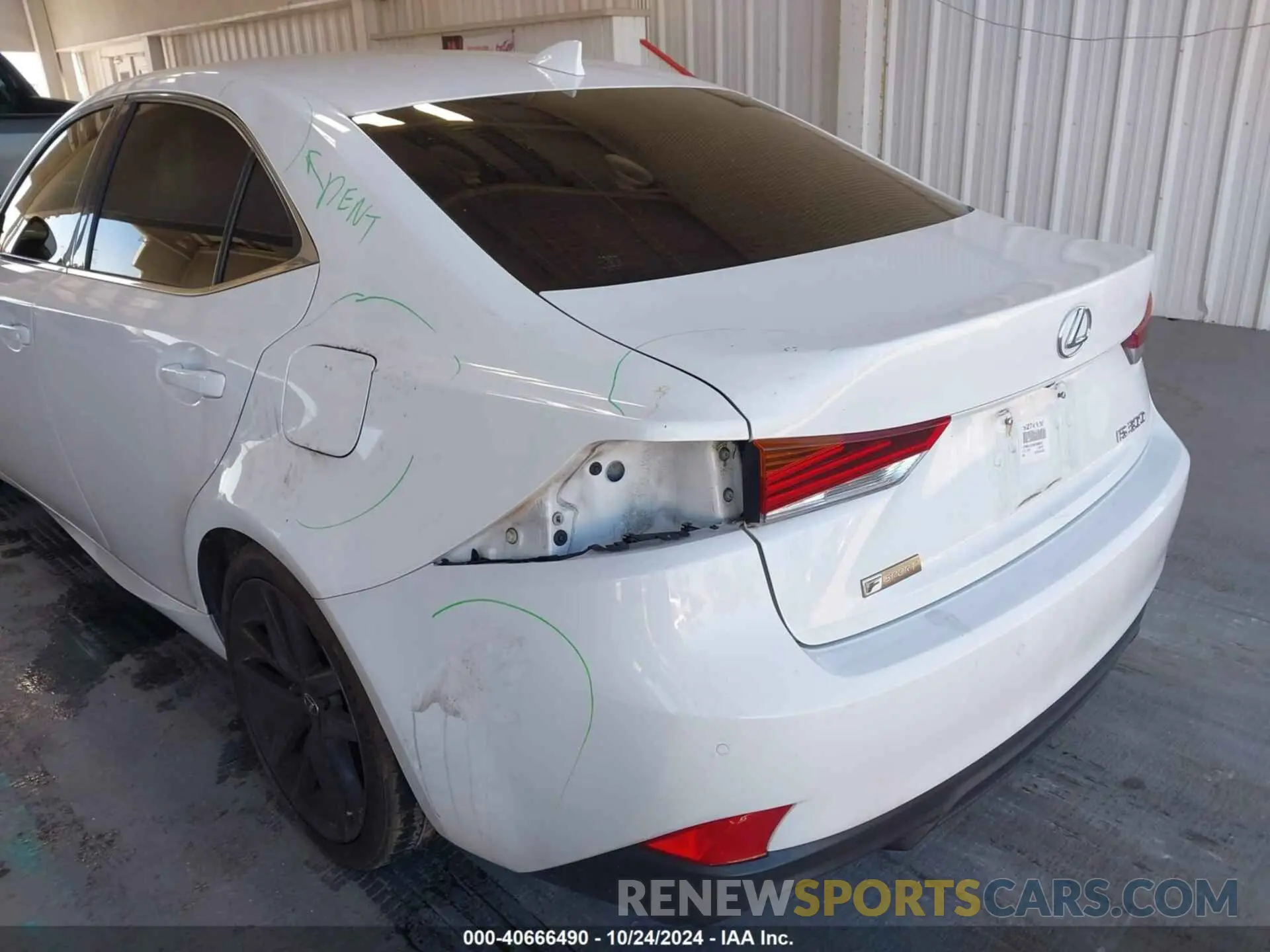 6 Фотография поврежденного автомобиля JTHBA1D26K5090878 LEXUS IS 300 2019