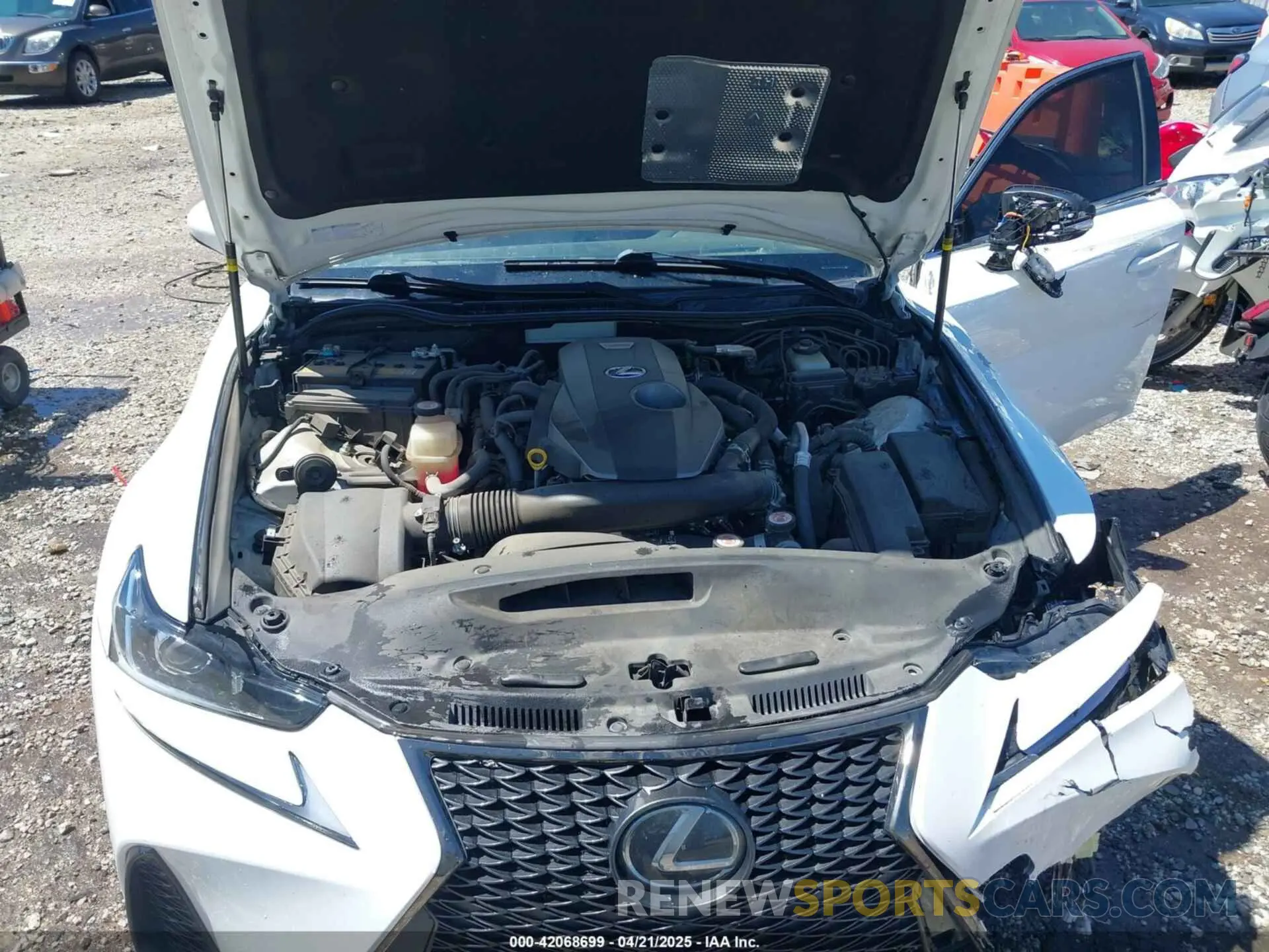 10 Photograph of a damaged car JTHBA1D26K5093781 LEXUS IS 300 2019
