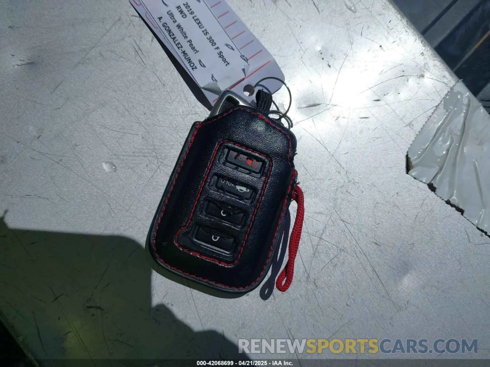 11 Photograph of a damaged car JTHBA1D26K5093781 LEXUS IS 300 2019