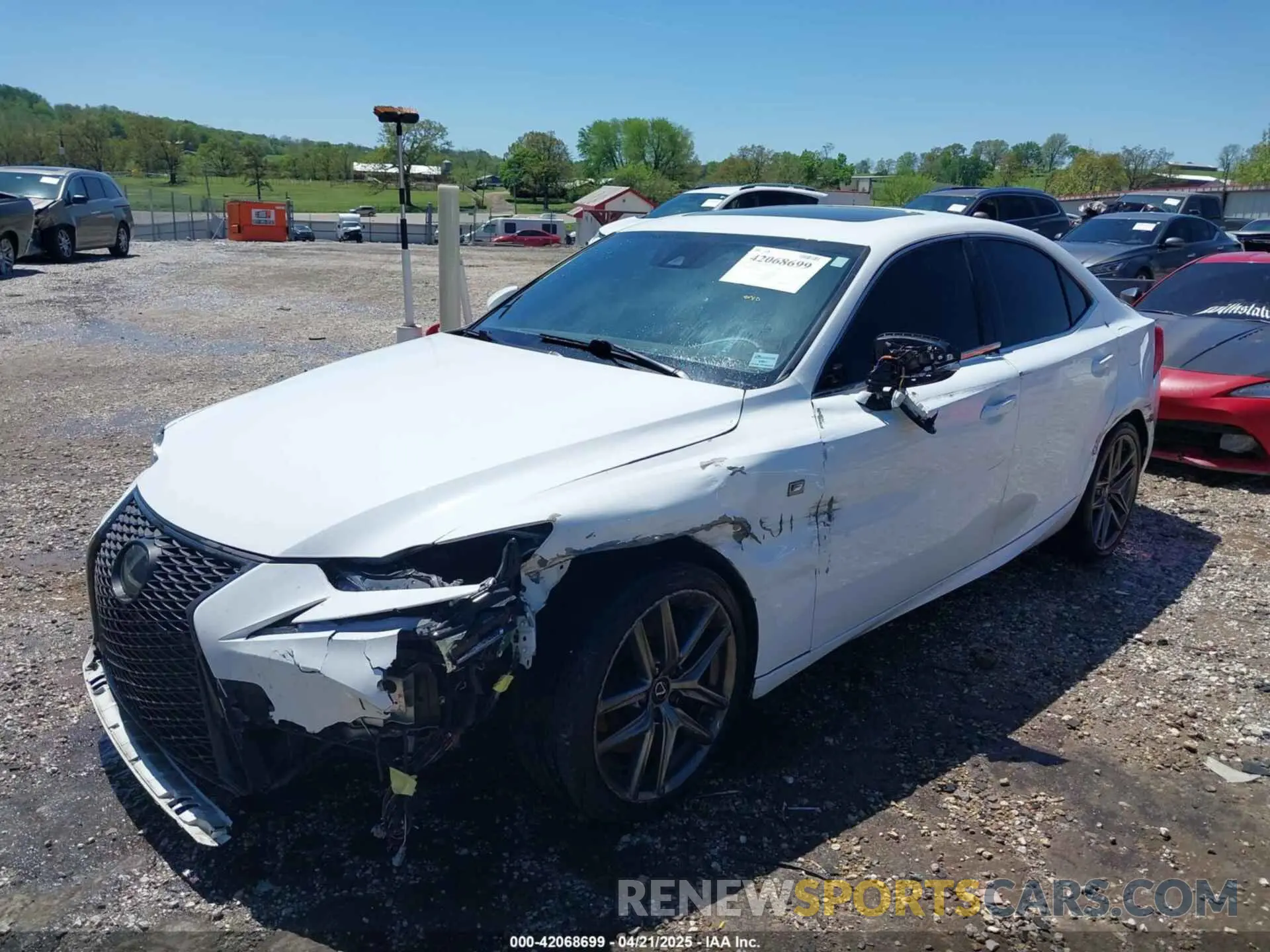 6 Photograph of a damaged car JTHBA1D26K5093781 LEXUS IS 300 2019