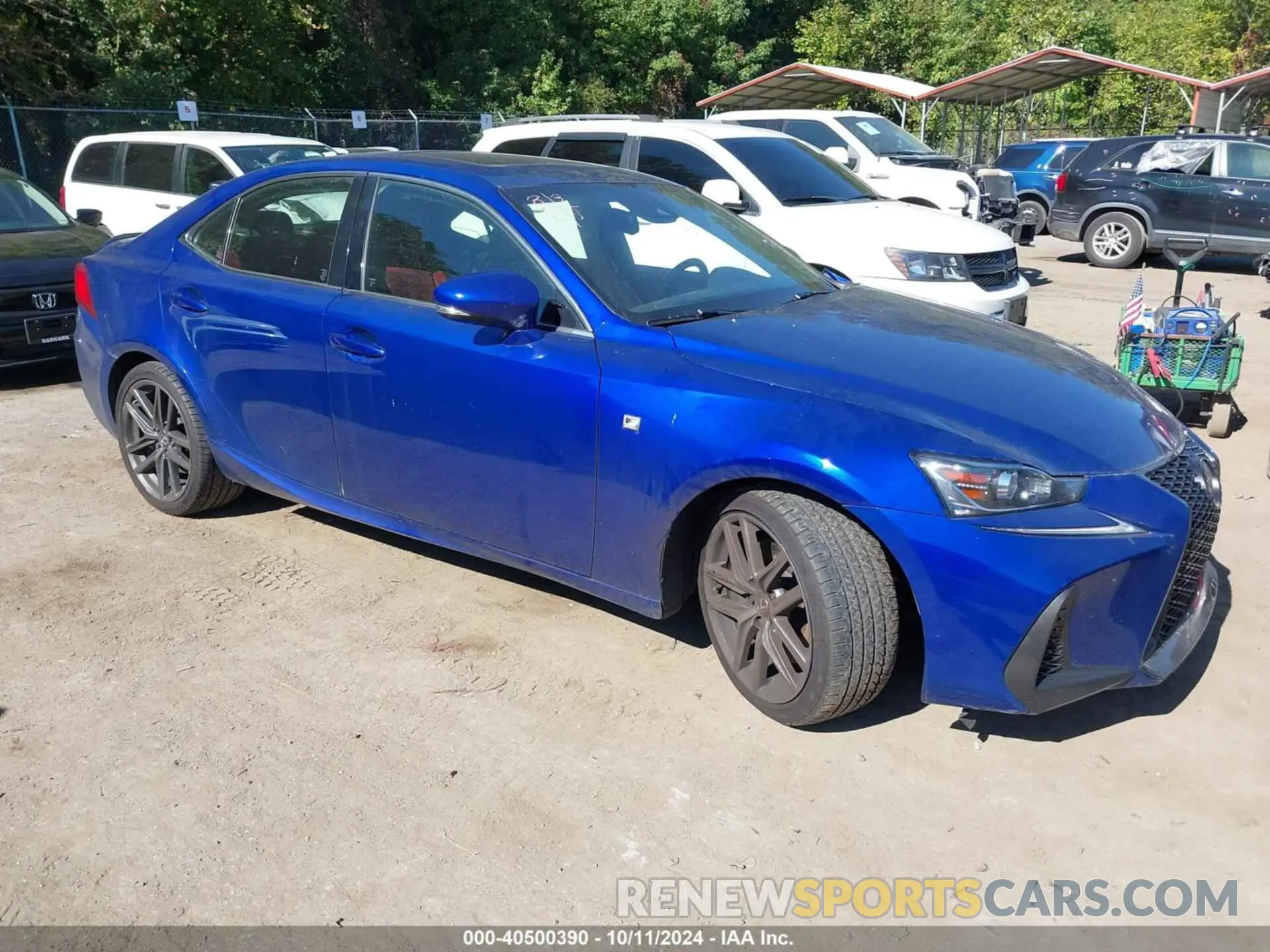 1 Photograph of a damaged car JTHC81D21K5035982 LEXUS IS 300 2019
