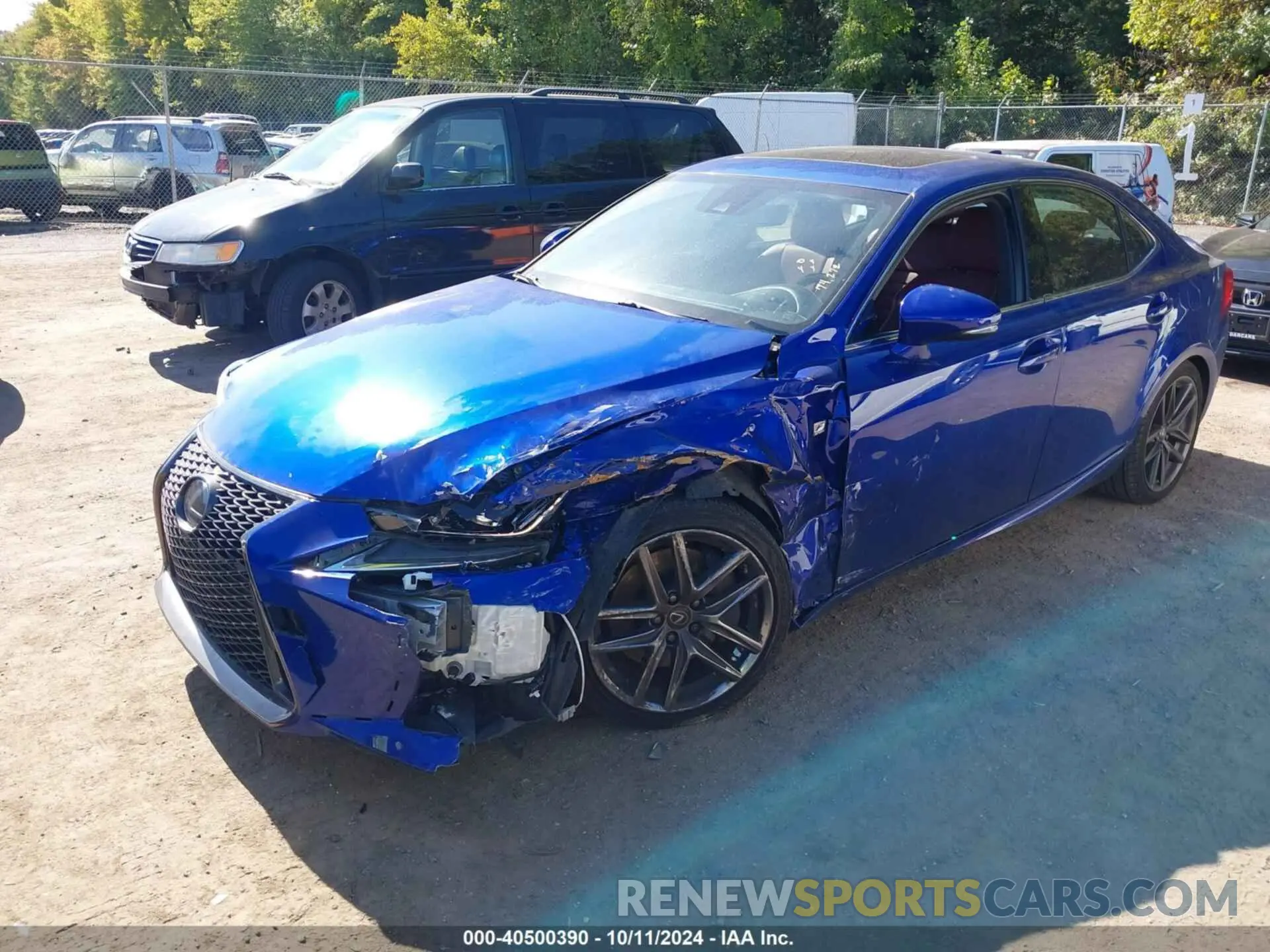 2 Photograph of a damaged car JTHC81D21K5035982 LEXUS IS 300 2019