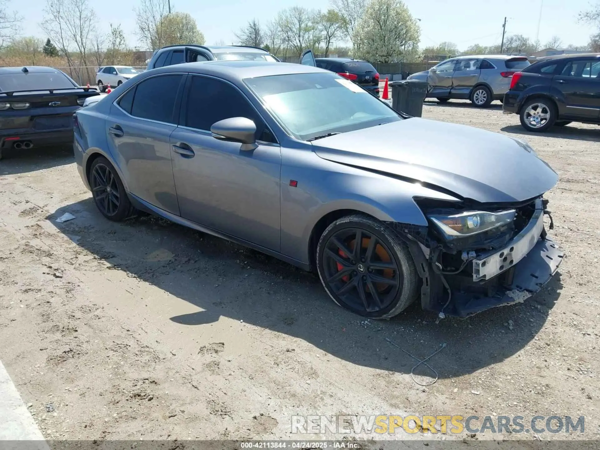 1 Photograph of a damaged car JTHC81D25K5034043 LEXUS IS 300 2019