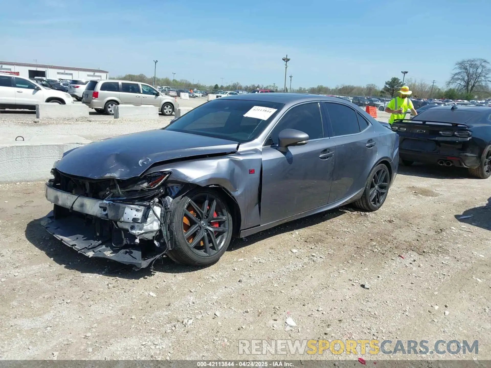 2 Photograph of a damaged car JTHC81D25K5034043 LEXUS IS 300 2019
