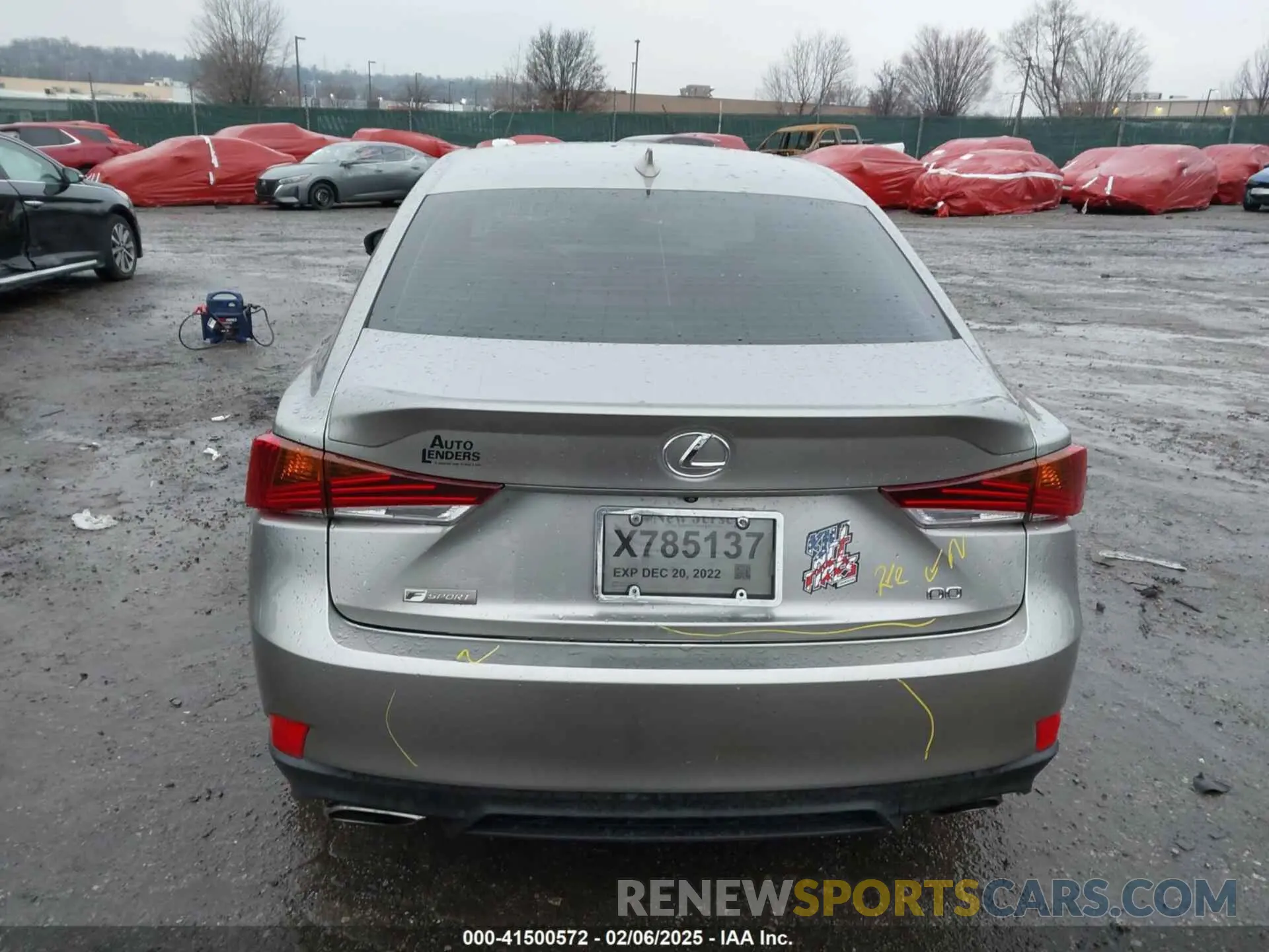 16 Фотография поврежденного автомобиля JTHC81D25K5036536 LEXUS IS 300 2019