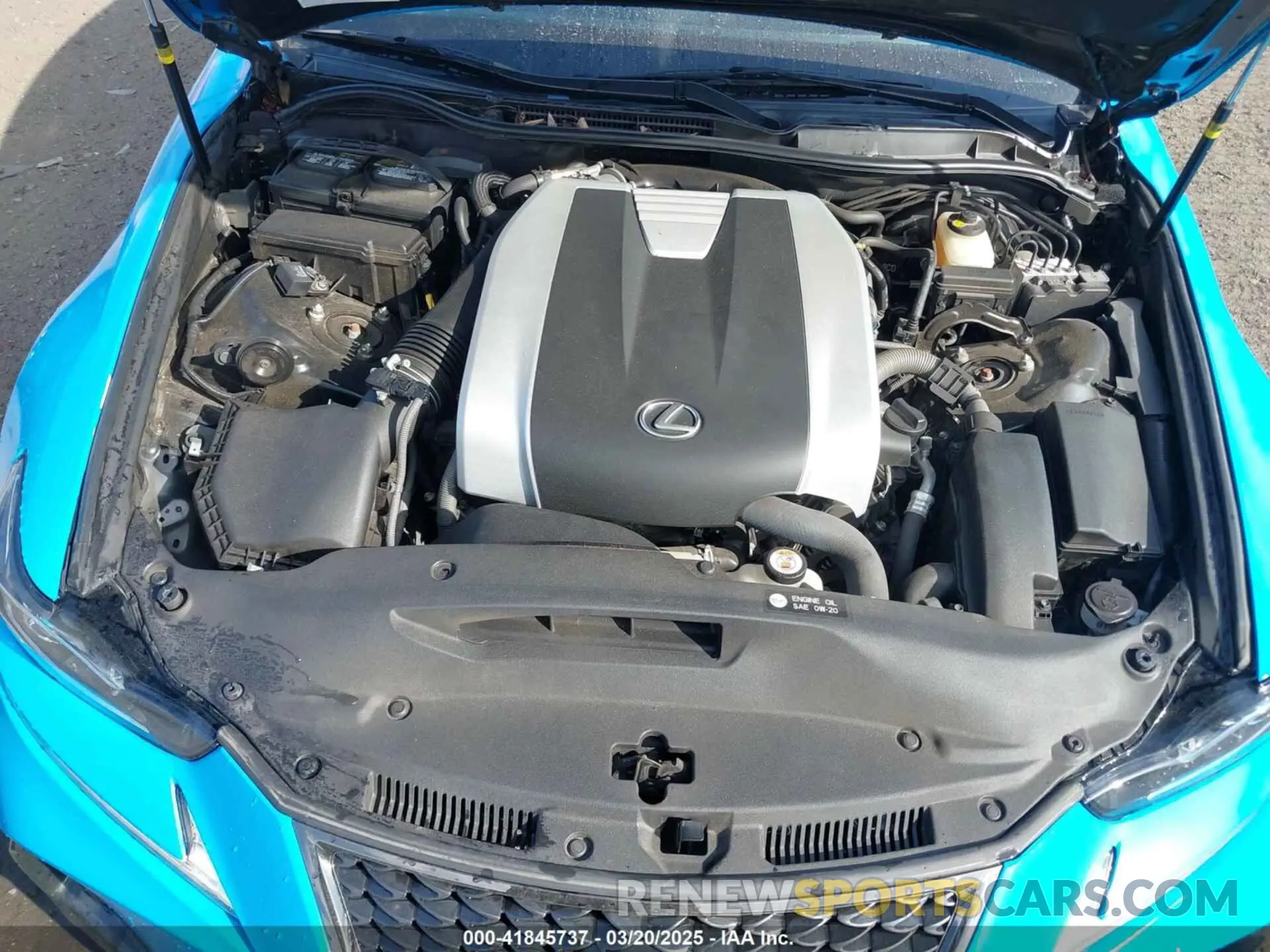 10 Photograph of a damaged car JTHC81D26K5036447 LEXUS IS 300 2019
