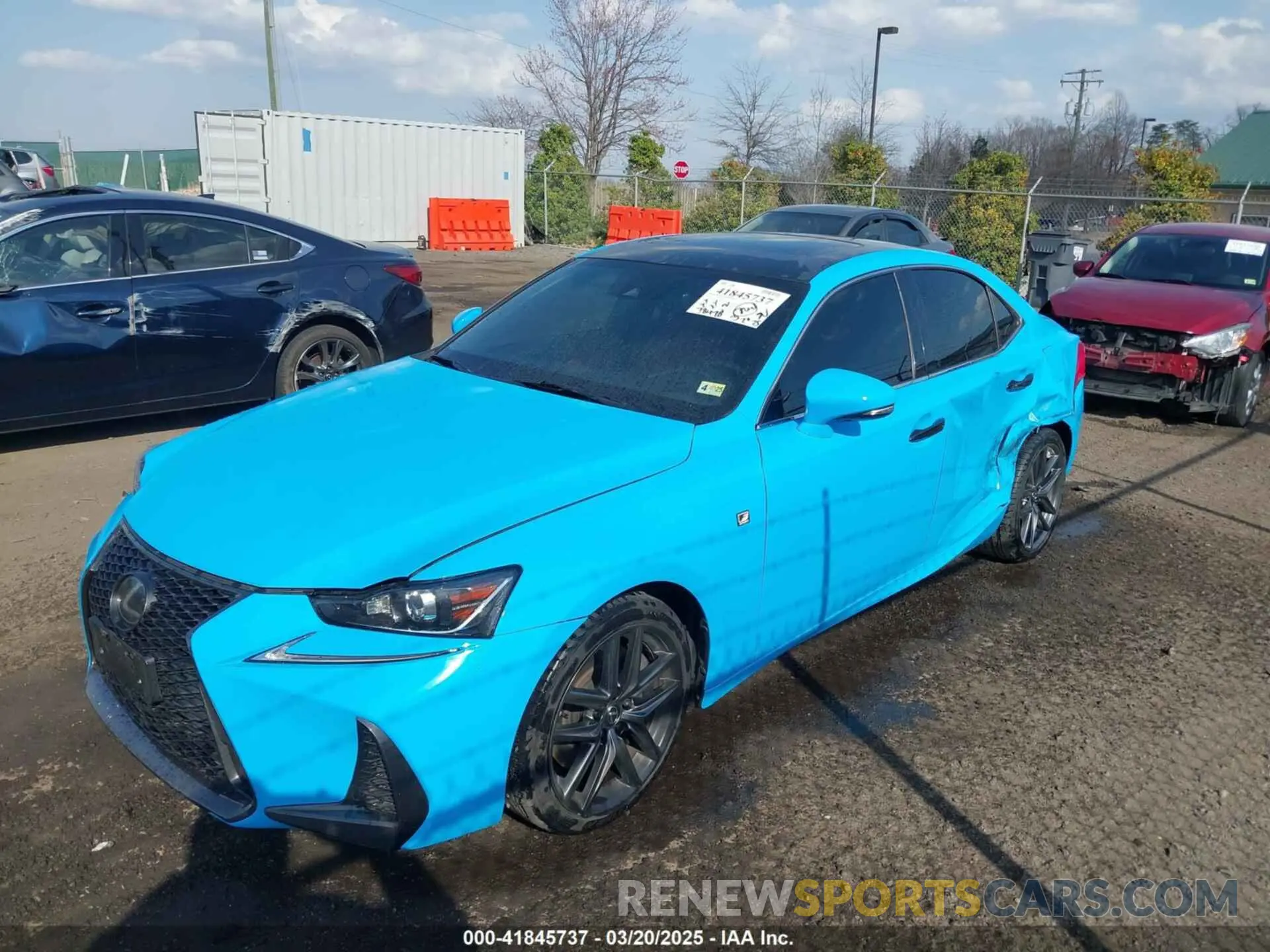 2 Photograph of a damaged car JTHC81D26K5036447 LEXUS IS 300 2019
