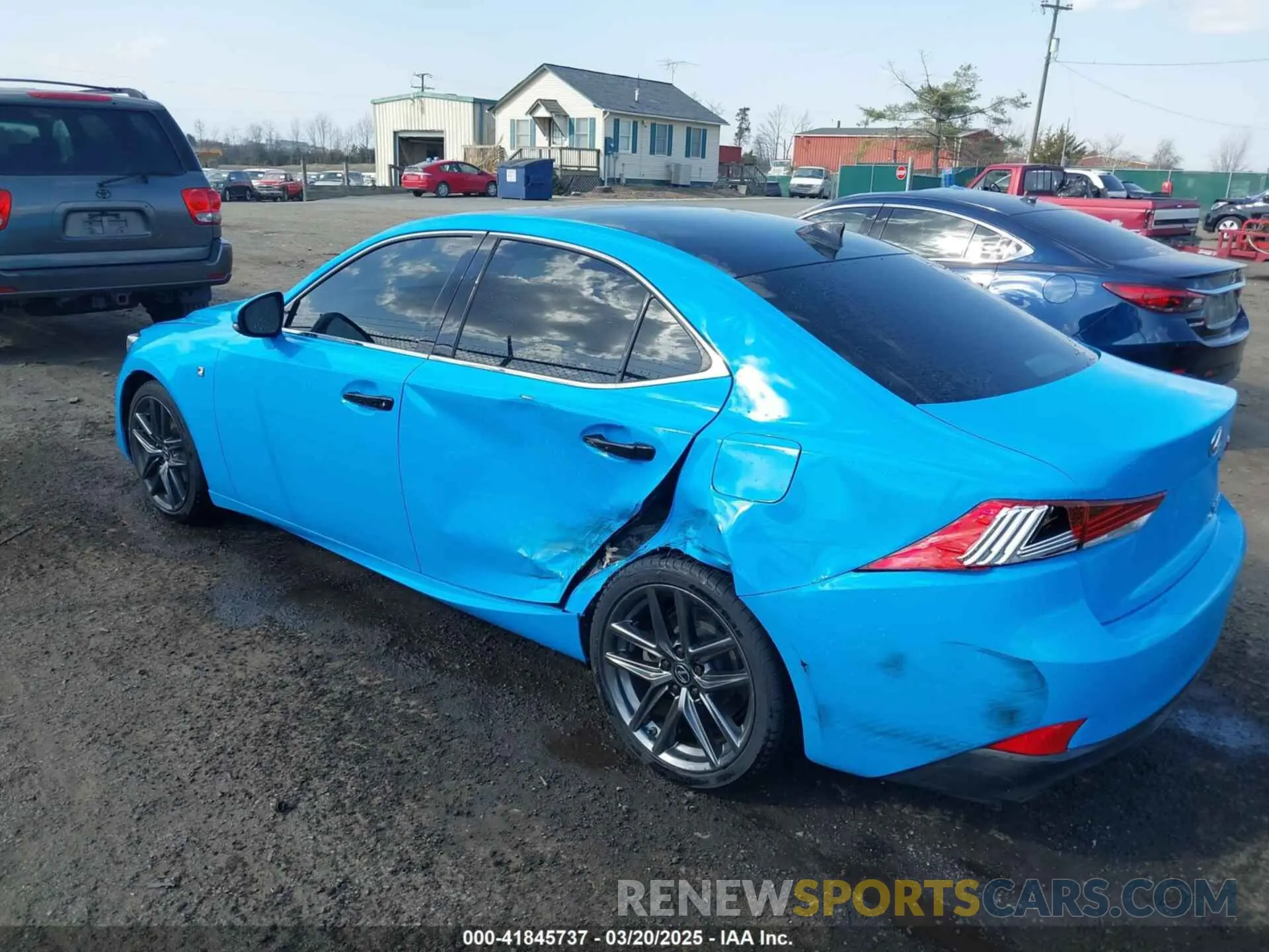 3 Photograph of a damaged car JTHC81D26K5036447 LEXUS IS 300 2019