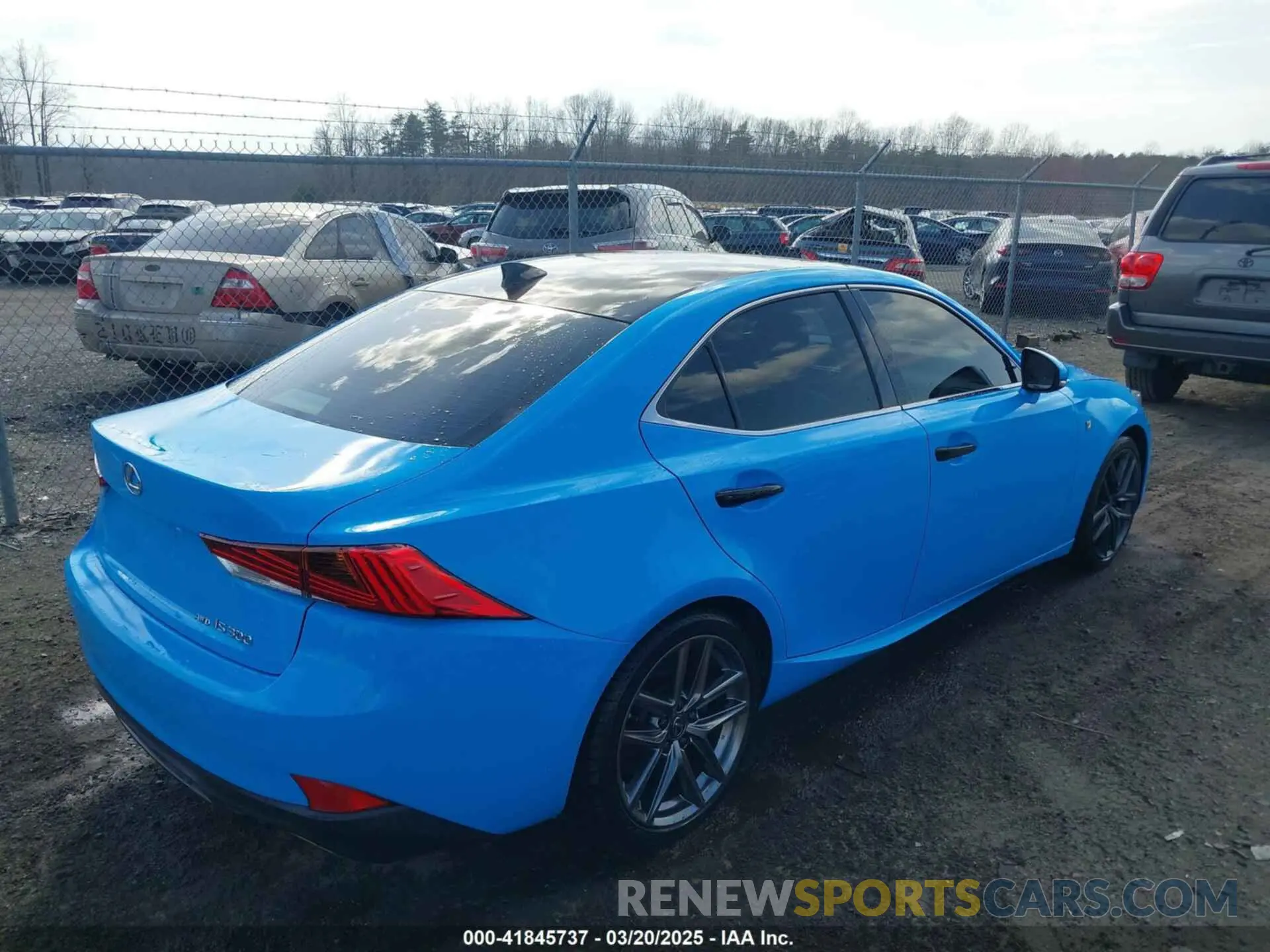 4 Photograph of a damaged car JTHC81D26K5036447 LEXUS IS 300 2019
