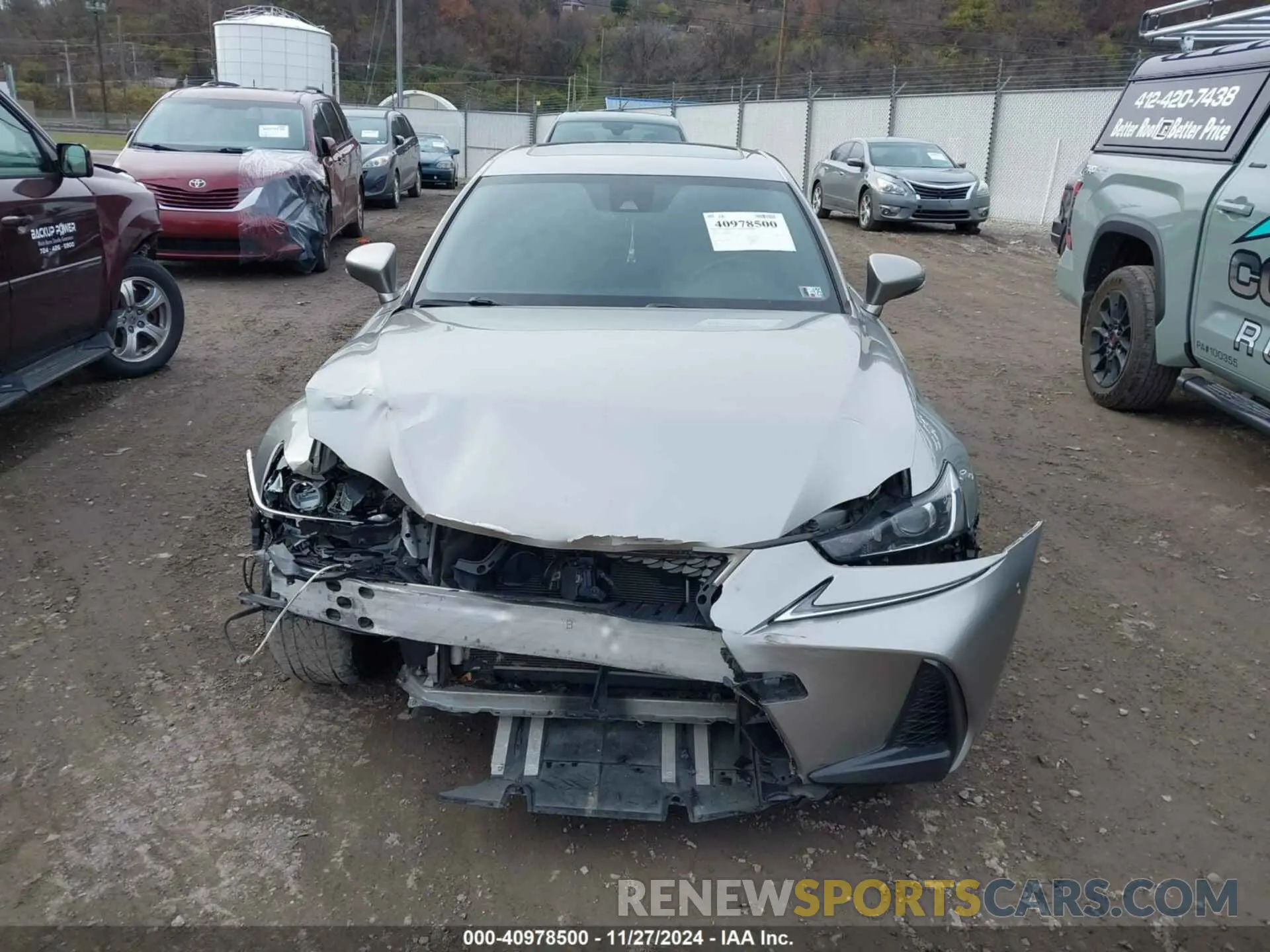 13 Photograph of a damaged car JTHC81D28K5036577 LEXUS IS 300 2019