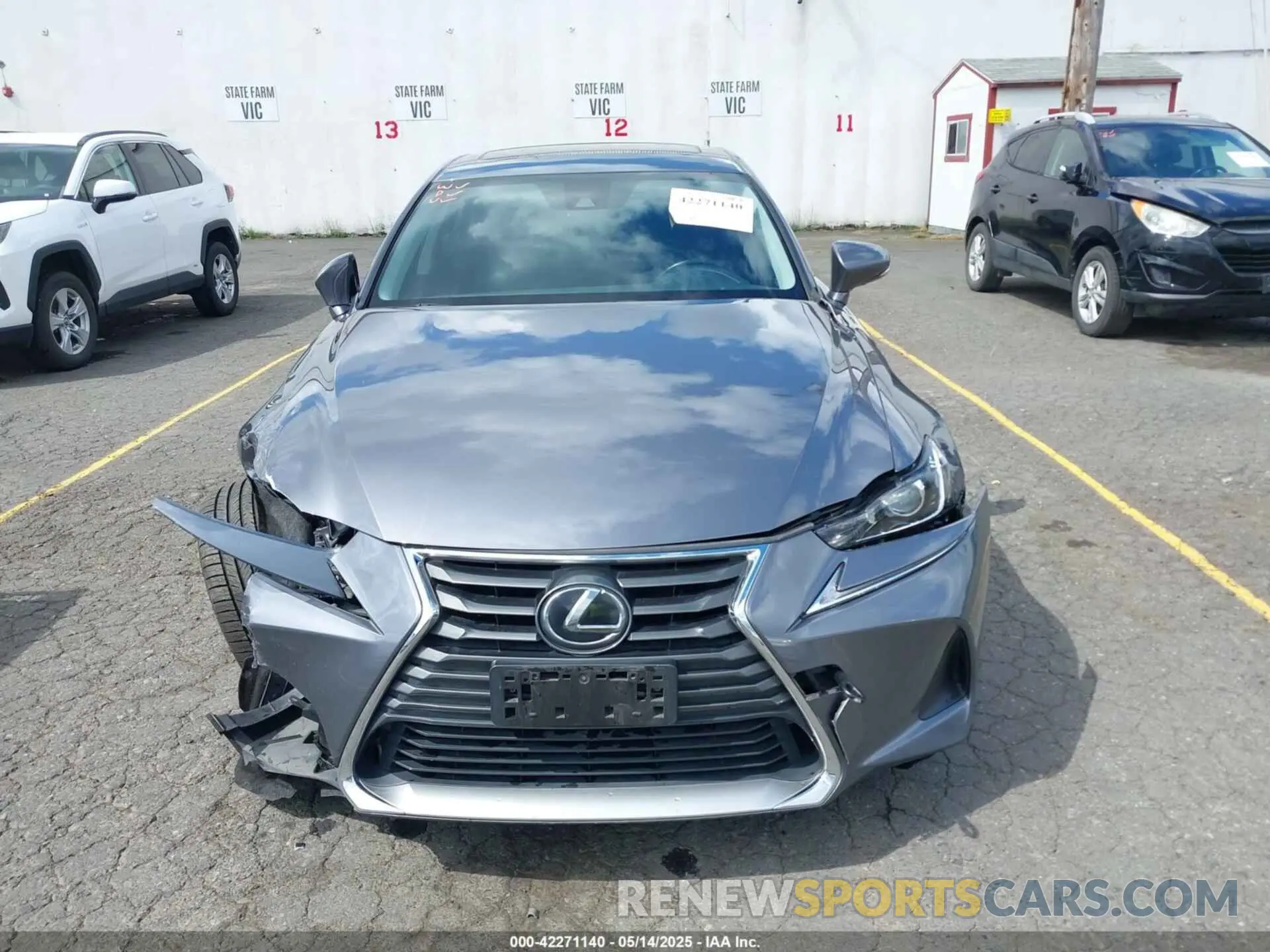 13 Photograph of a damaged car JTHA81F23L5040784 LEXUS IS 300 2020