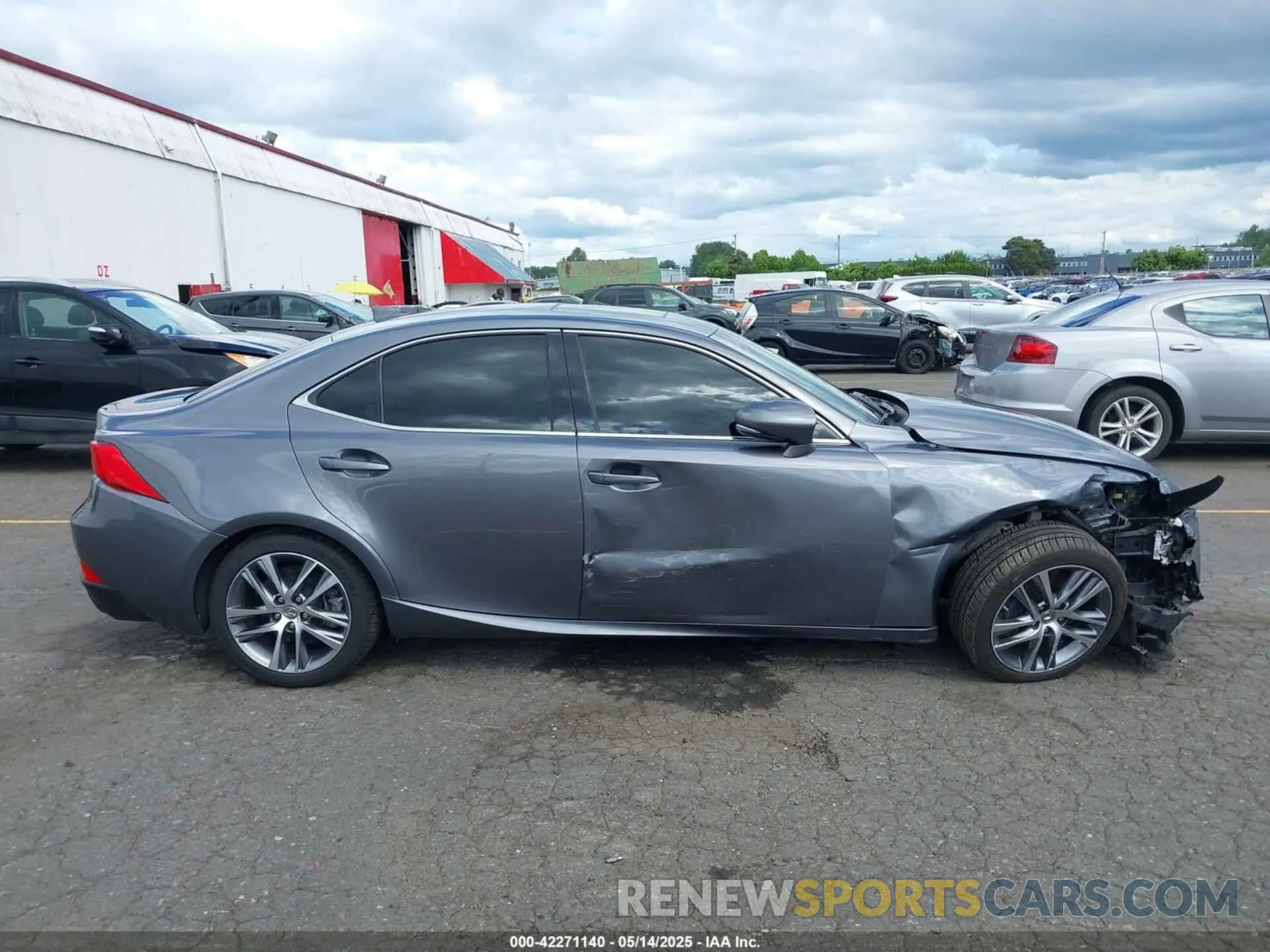 14 Photograph of a damaged car JTHA81F23L5040784 LEXUS IS 300 2020