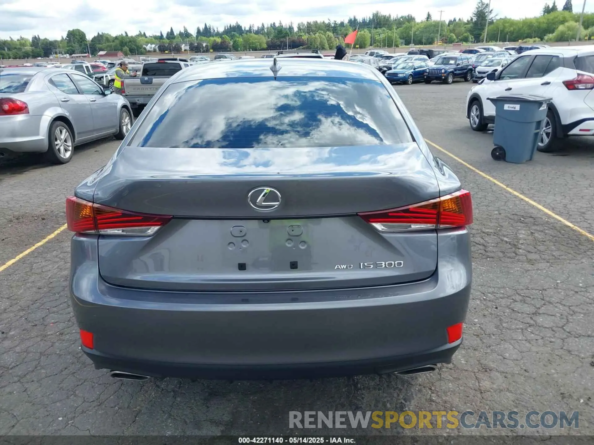 17 Photograph of a damaged car JTHA81F23L5040784 LEXUS IS 300 2020