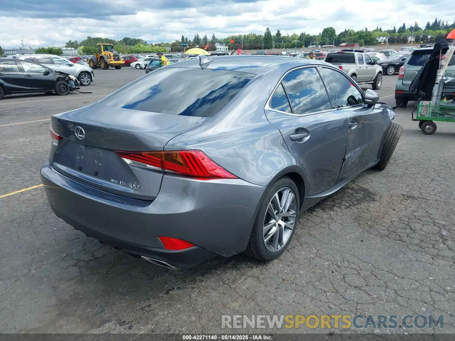 4 Photograph of a damaged car JTHA81F23L5040784 LEXUS IS 300 2020