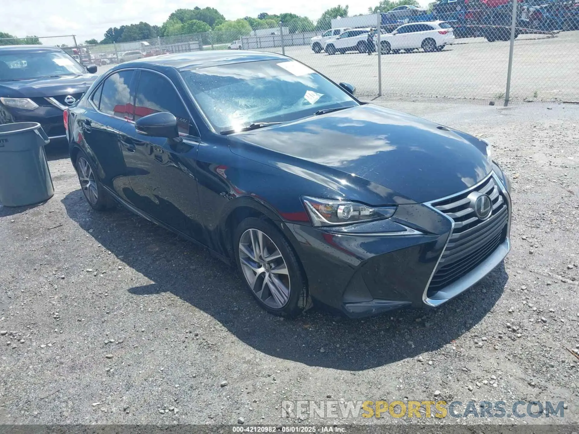 1 Photograph of a damaged car JTHAA1D24L5108386 LEXUS IS 300 2020