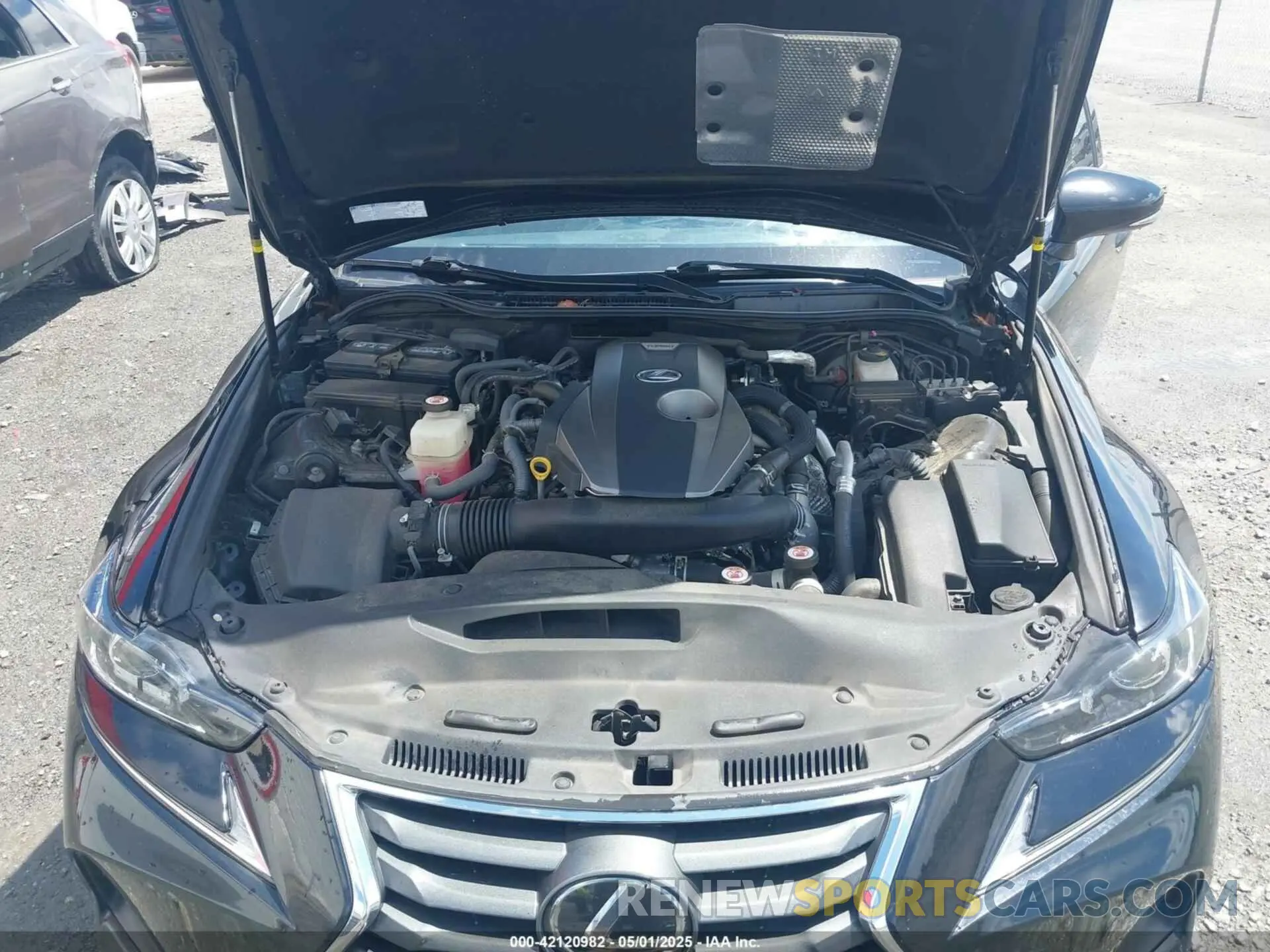 10 Photograph of a damaged car JTHAA1D24L5108386 LEXUS IS 300 2020