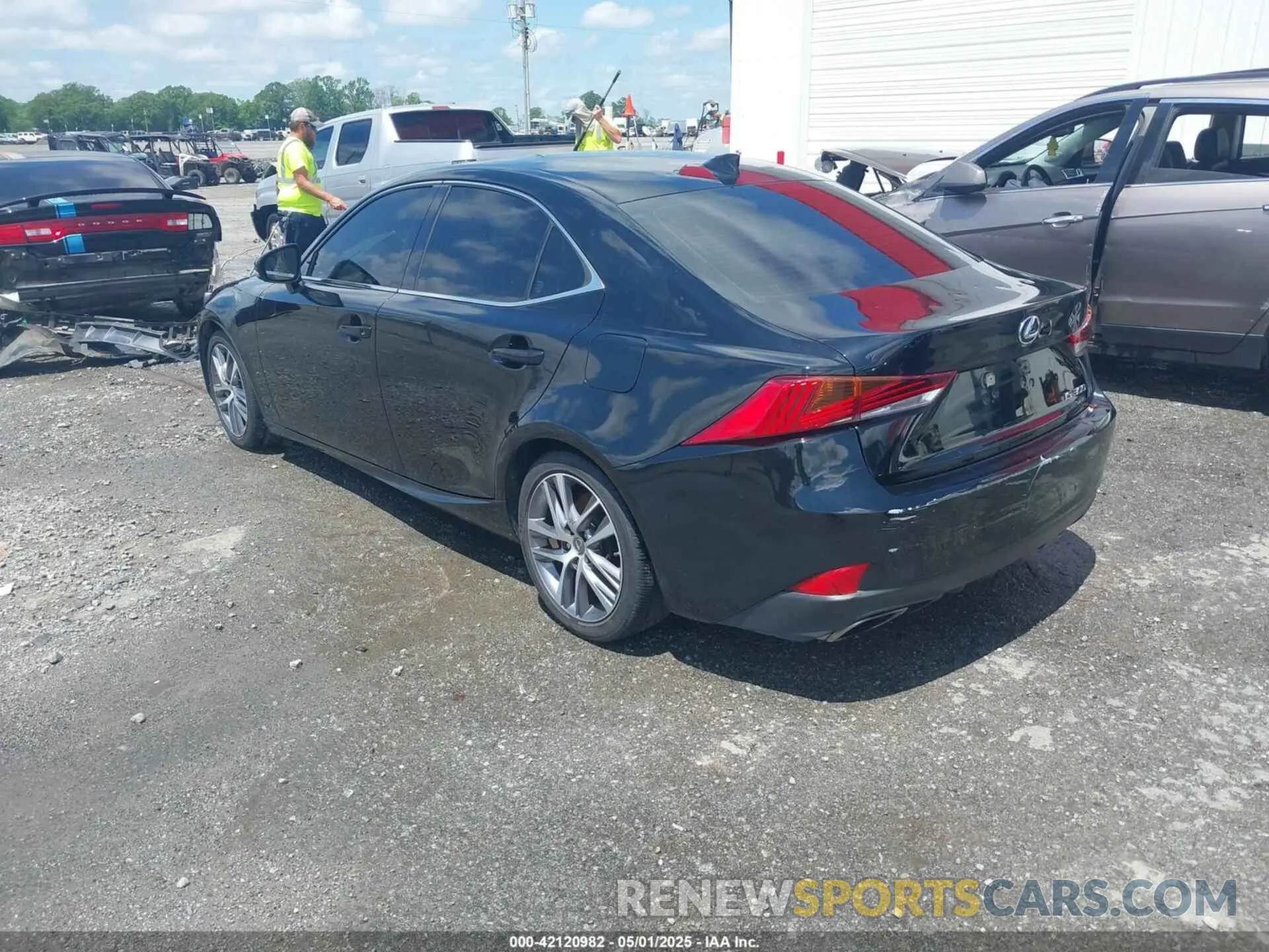 3 Photograph of a damaged car JTHAA1D24L5108386 LEXUS IS 300 2020