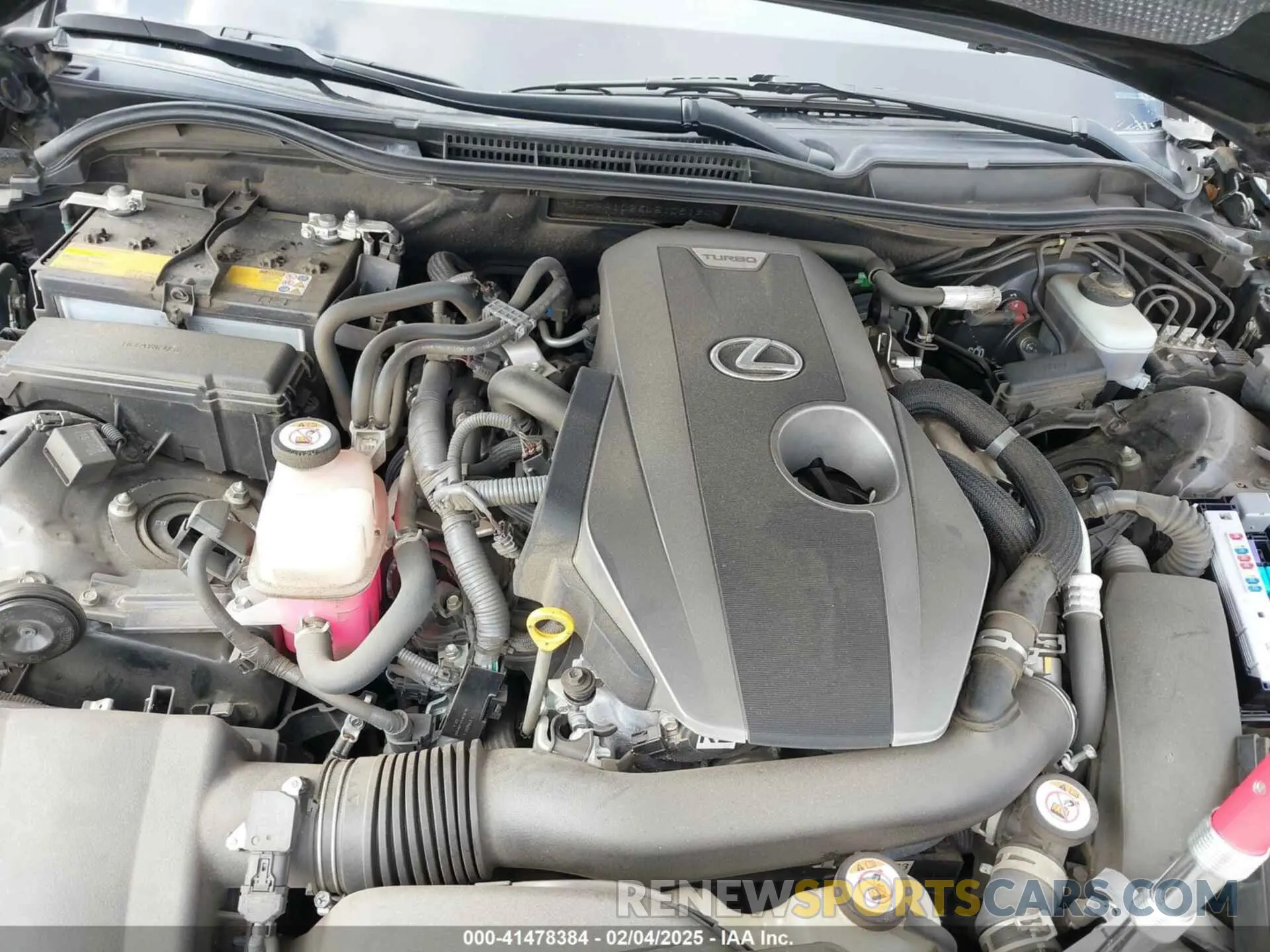 10 Photograph of a damaged car JTHAA1D26L5108194 LEXUS IS 300 2020
