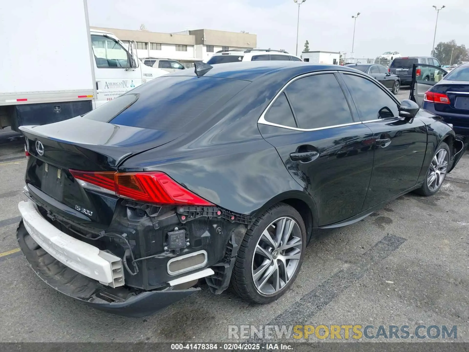 4 Photograph of a damaged car JTHAA1D26L5108194 LEXUS IS 300 2020