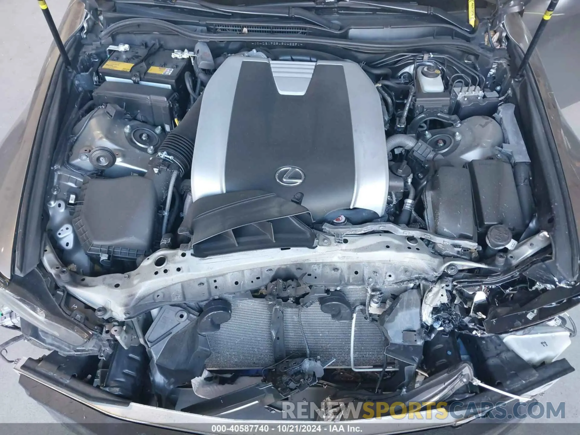10 Фотография поврежденного автомобиля JTHD81F25L5042291 LEXUS IS 300 2020