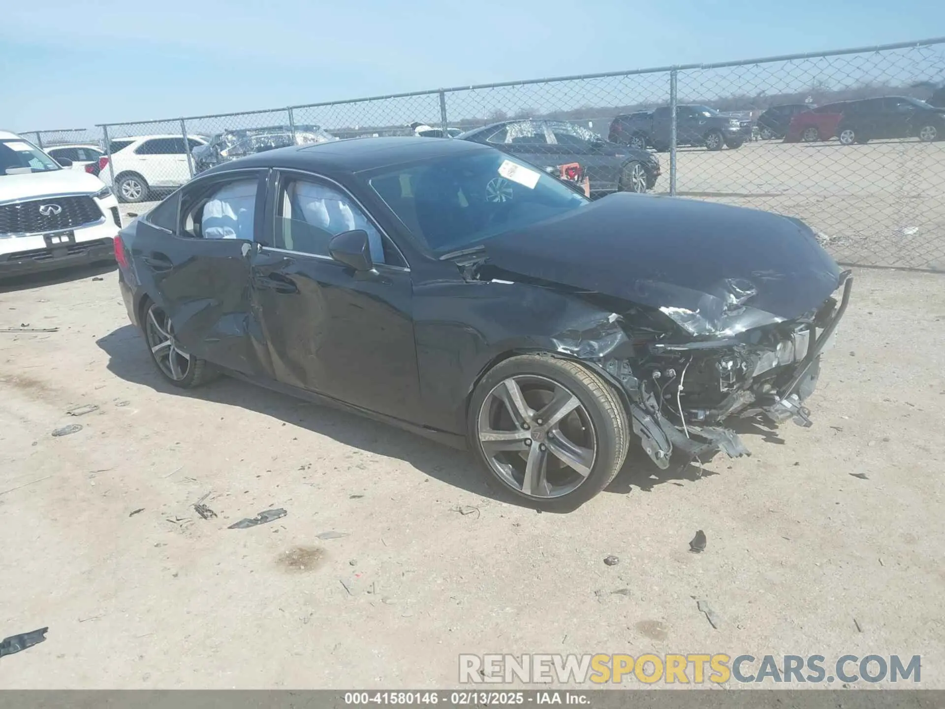 1 Photograph of a damaged car JTHDA1D29L5101656 LEXUS IS 300 2020