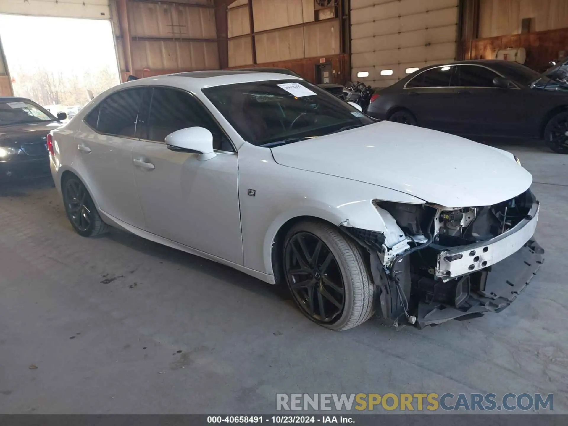 1 Photograph of a damaged car JTHG81F25L5041672 LEXUS IS 300 2020