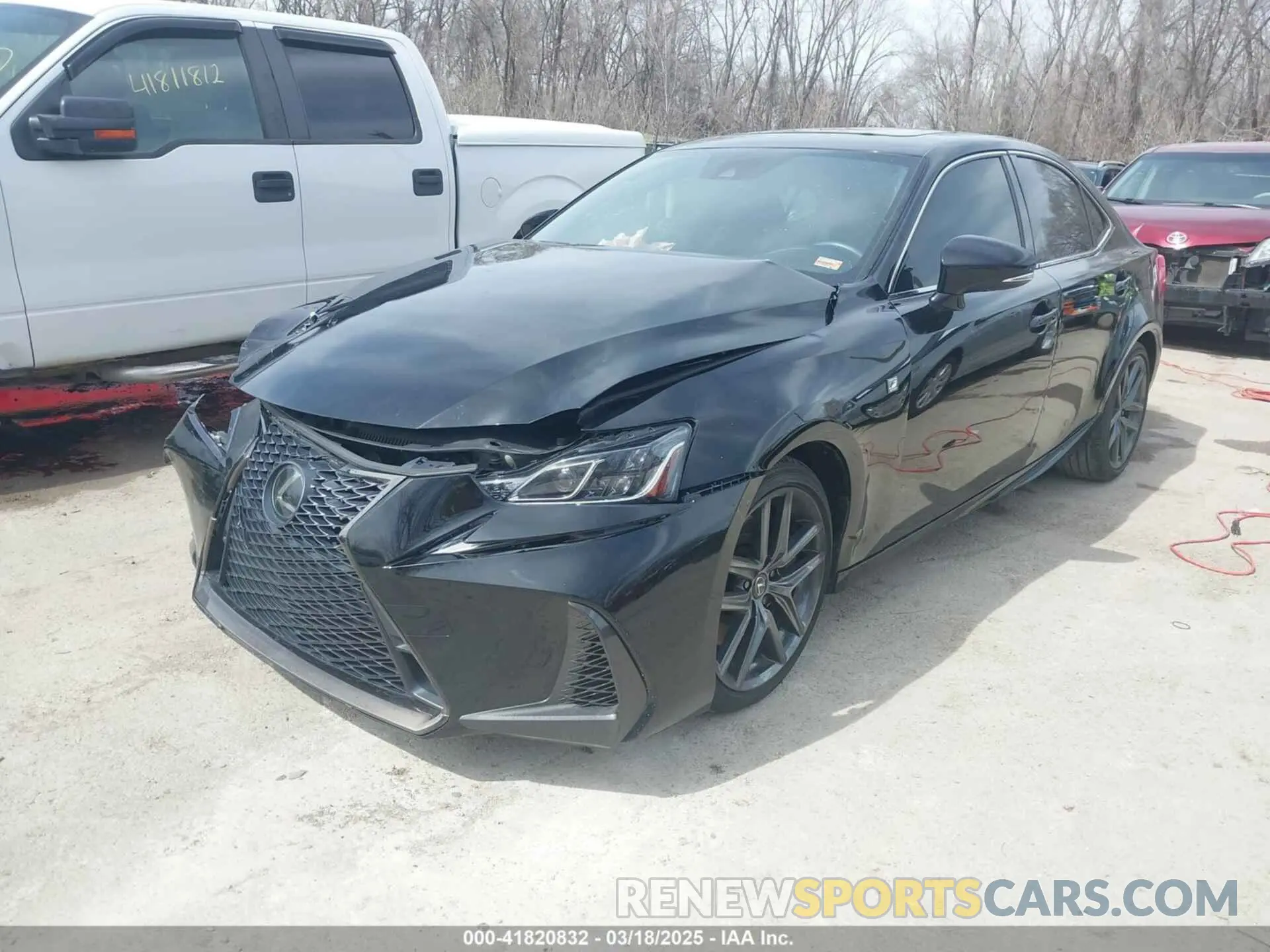 2 Photograph of a damaged car JTHGA1D20L5106242 LEXUS IS 300 2020