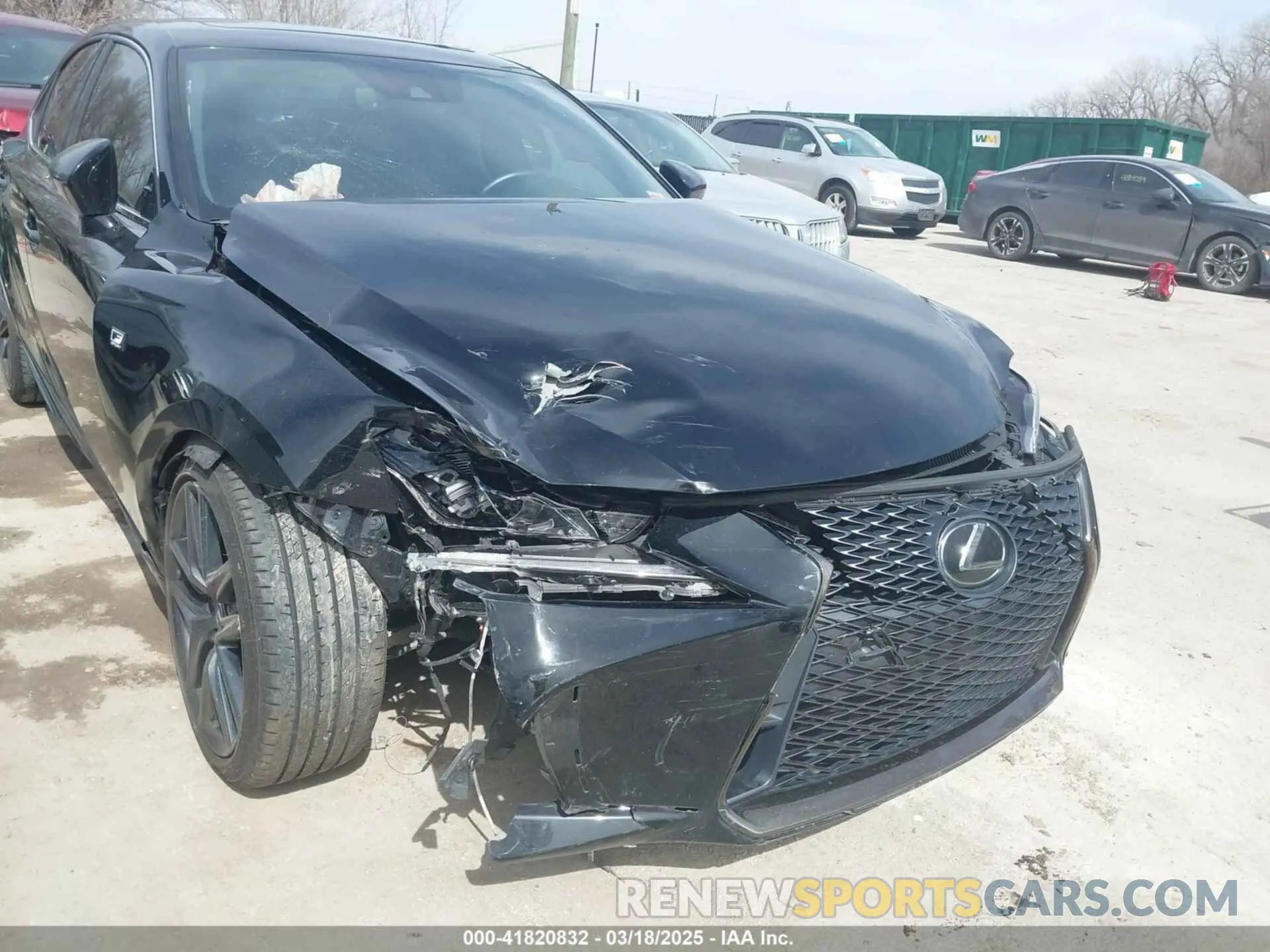 6 Photograph of a damaged car JTHGA1D20L5106242 LEXUS IS 300 2020