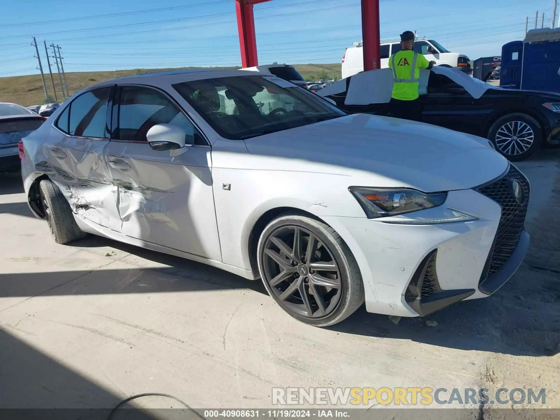 13 Photograph of a damaged car JTHGA1D20L5108623 LEXUS IS 300 2020