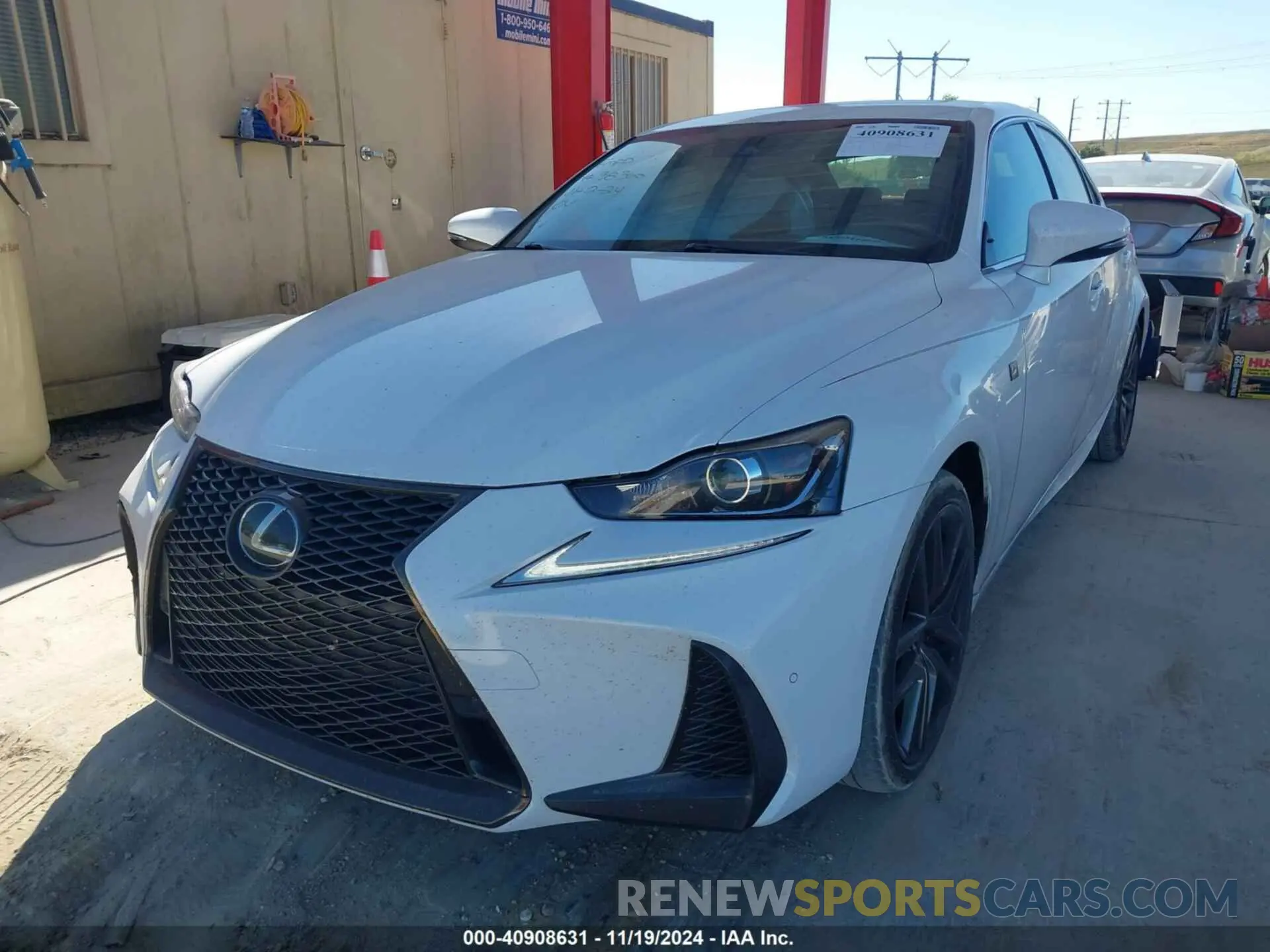 2 Photograph of a damaged car JTHGA1D20L5108623 LEXUS IS 300 2020