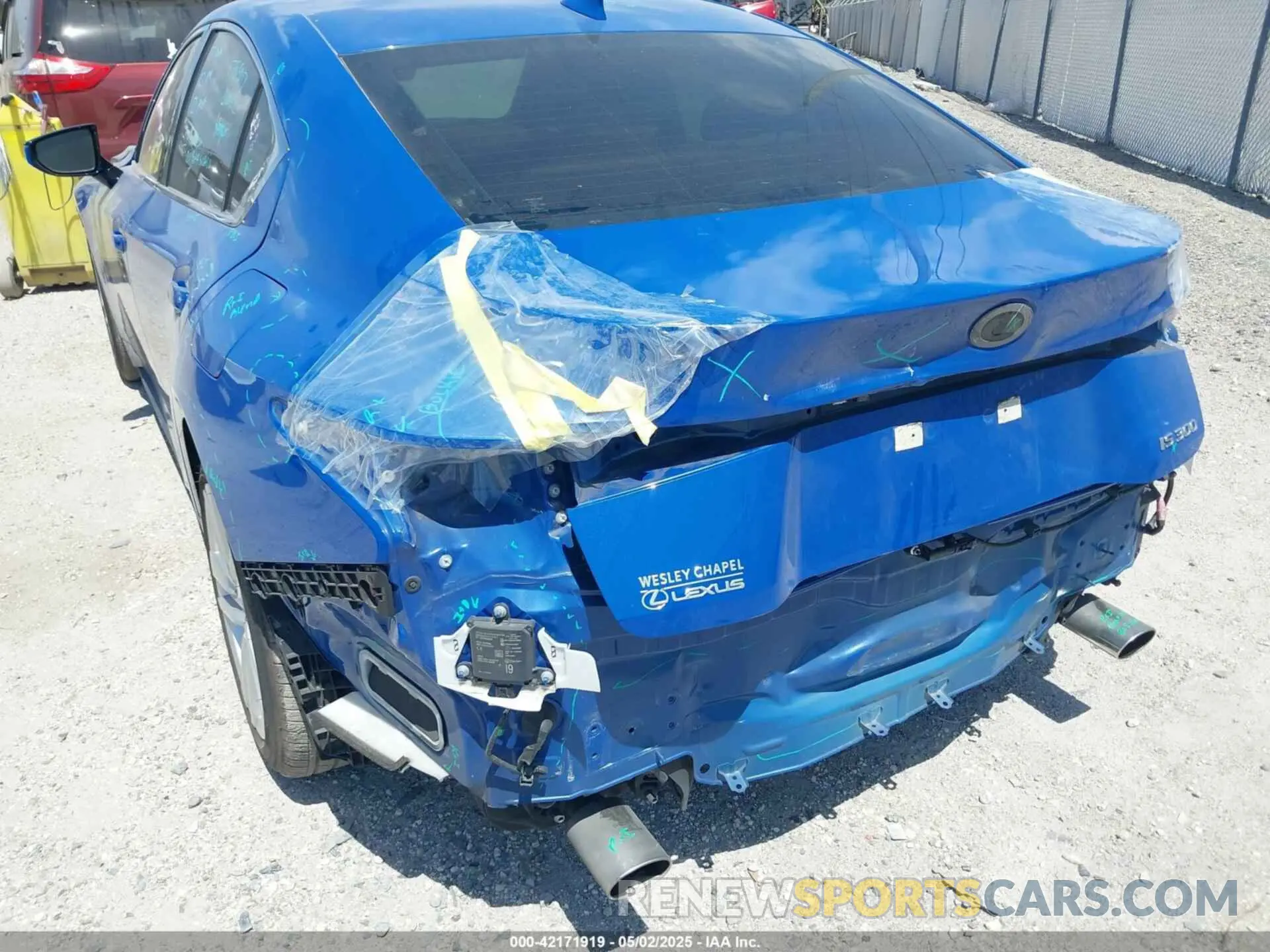 6 Photograph of a damaged car JTHAA1D20M5115188 LEXUS IS 300 2021