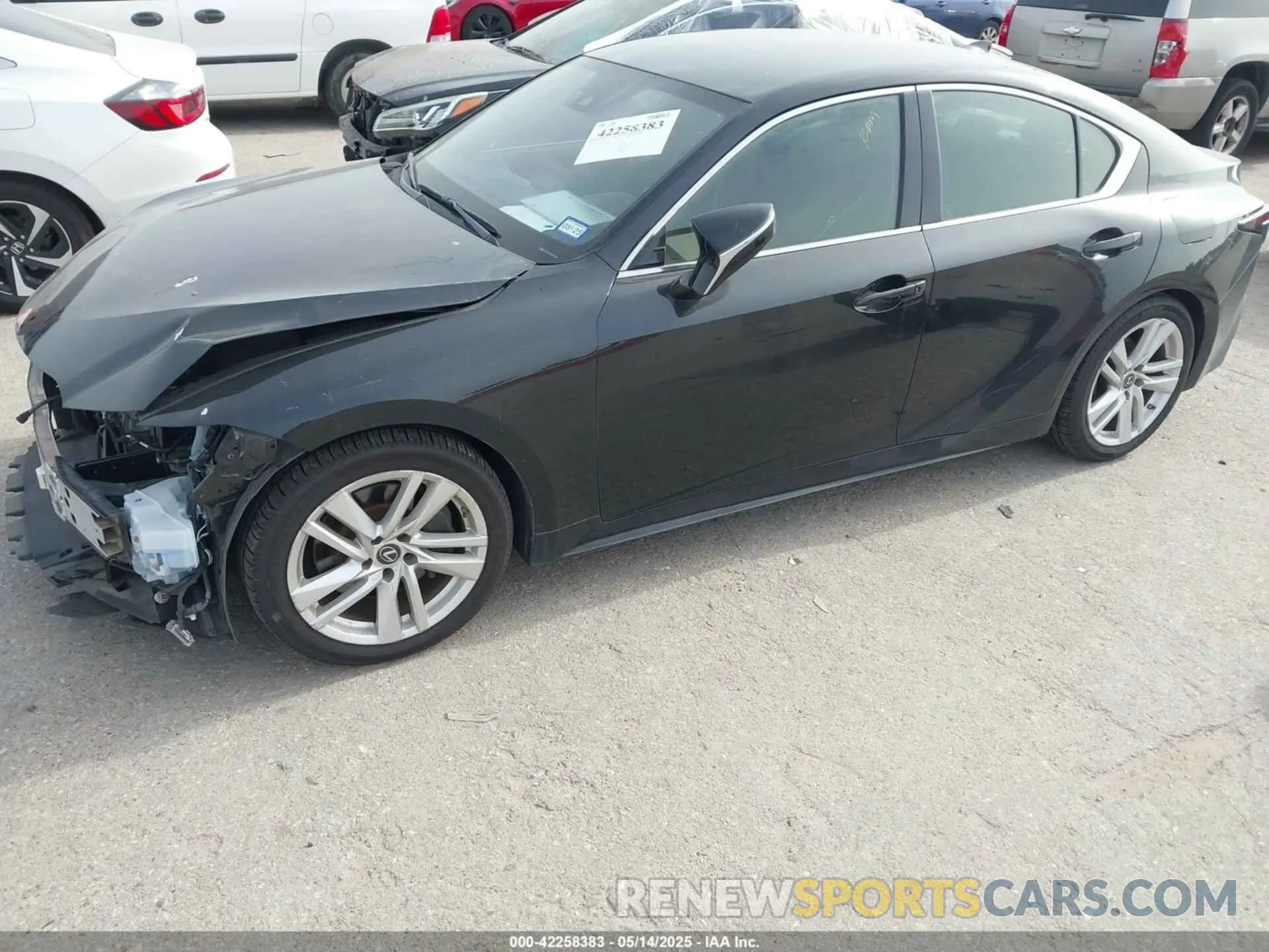 2 Photograph of a damaged car JTHAA1D21M5110467 LEXUS IS 300 2021