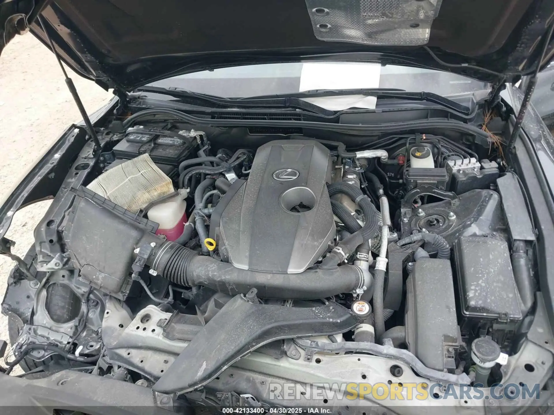 10 Photograph of a damaged car JTHAA1D24M5114934 LEXUS IS 300 2021