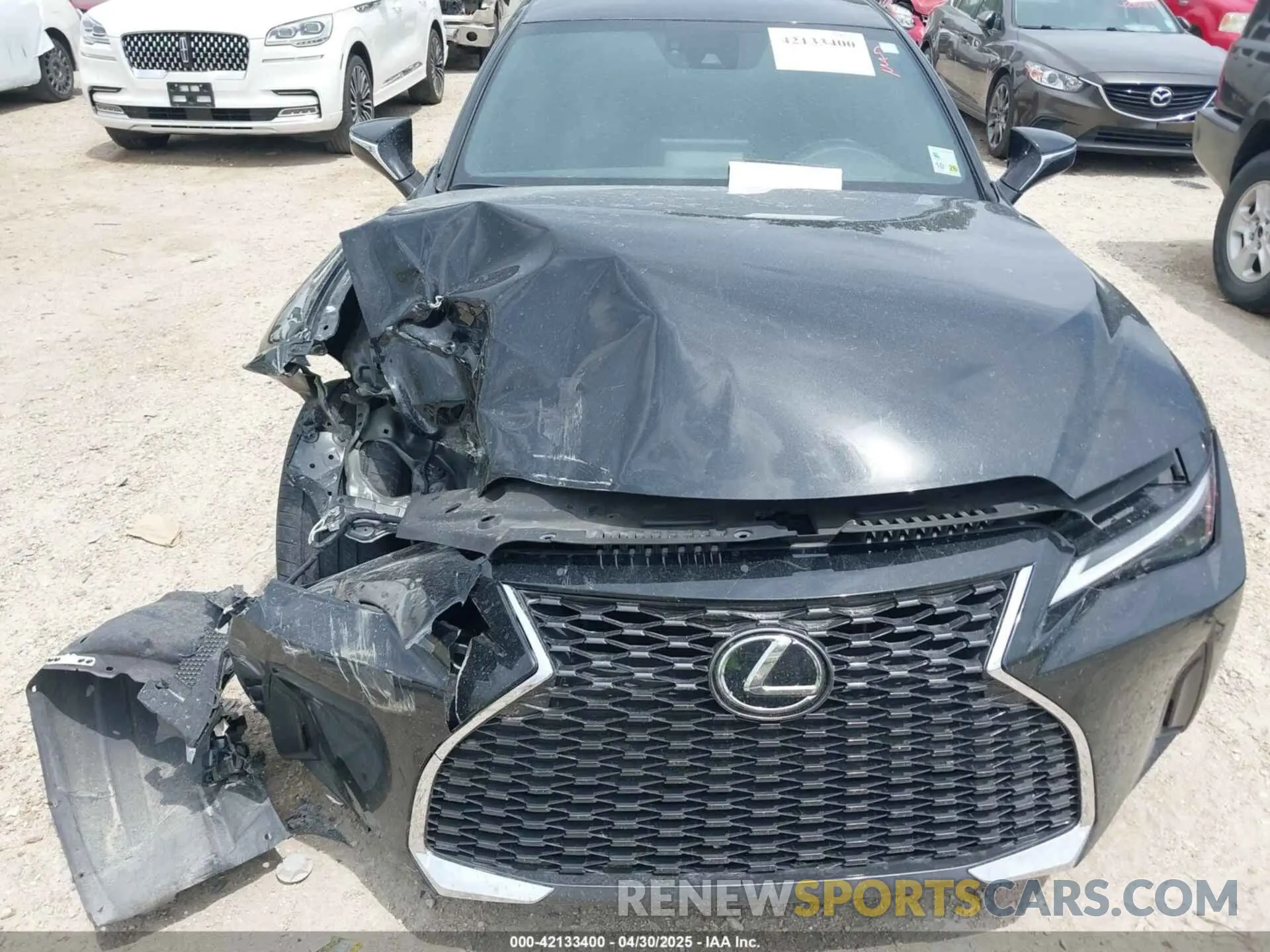 12 Photograph of a damaged car JTHAA1D24M5114934 LEXUS IS 300 2021