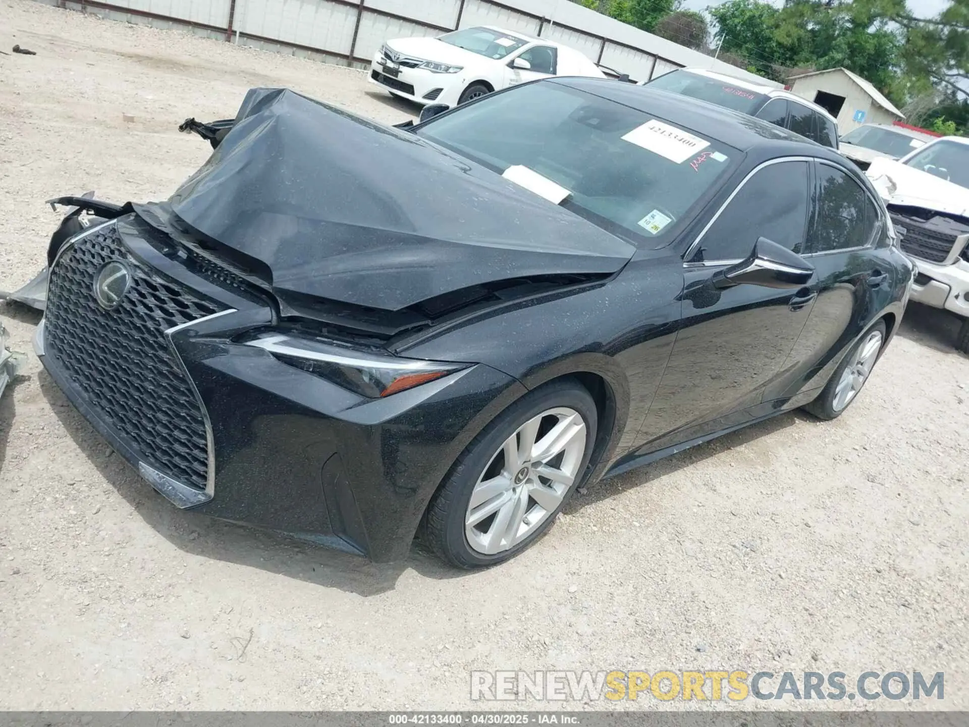 2 Photograph of a damaged car JTHAA1D24M5114934 LEXUS IS 300 2021