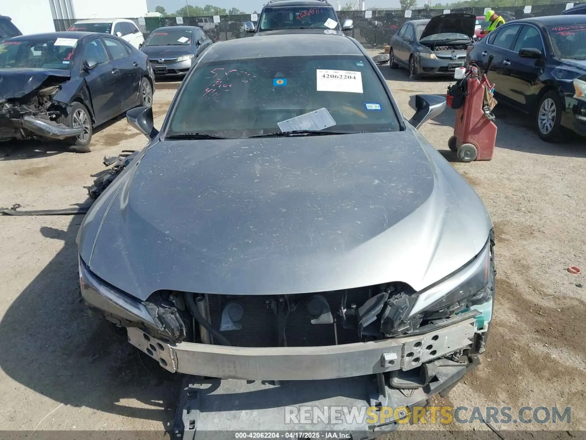 12 Photograph of a damaged car JTHAA1D26M5112909 LEXUS IS 300 2021