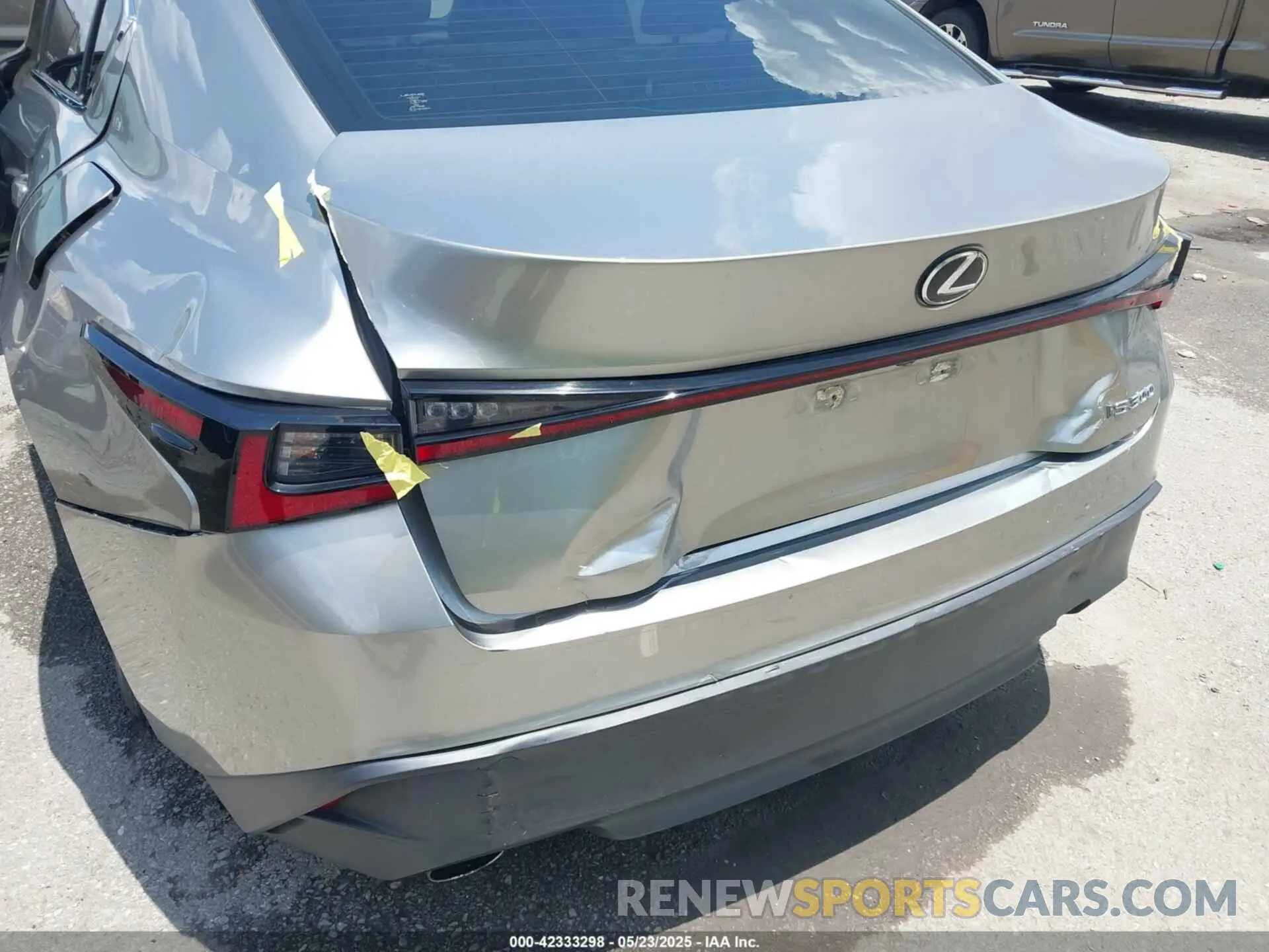 6 Photograph of a damaged car JTHAA1D2XM5109835 LEXUS IS 300 2021