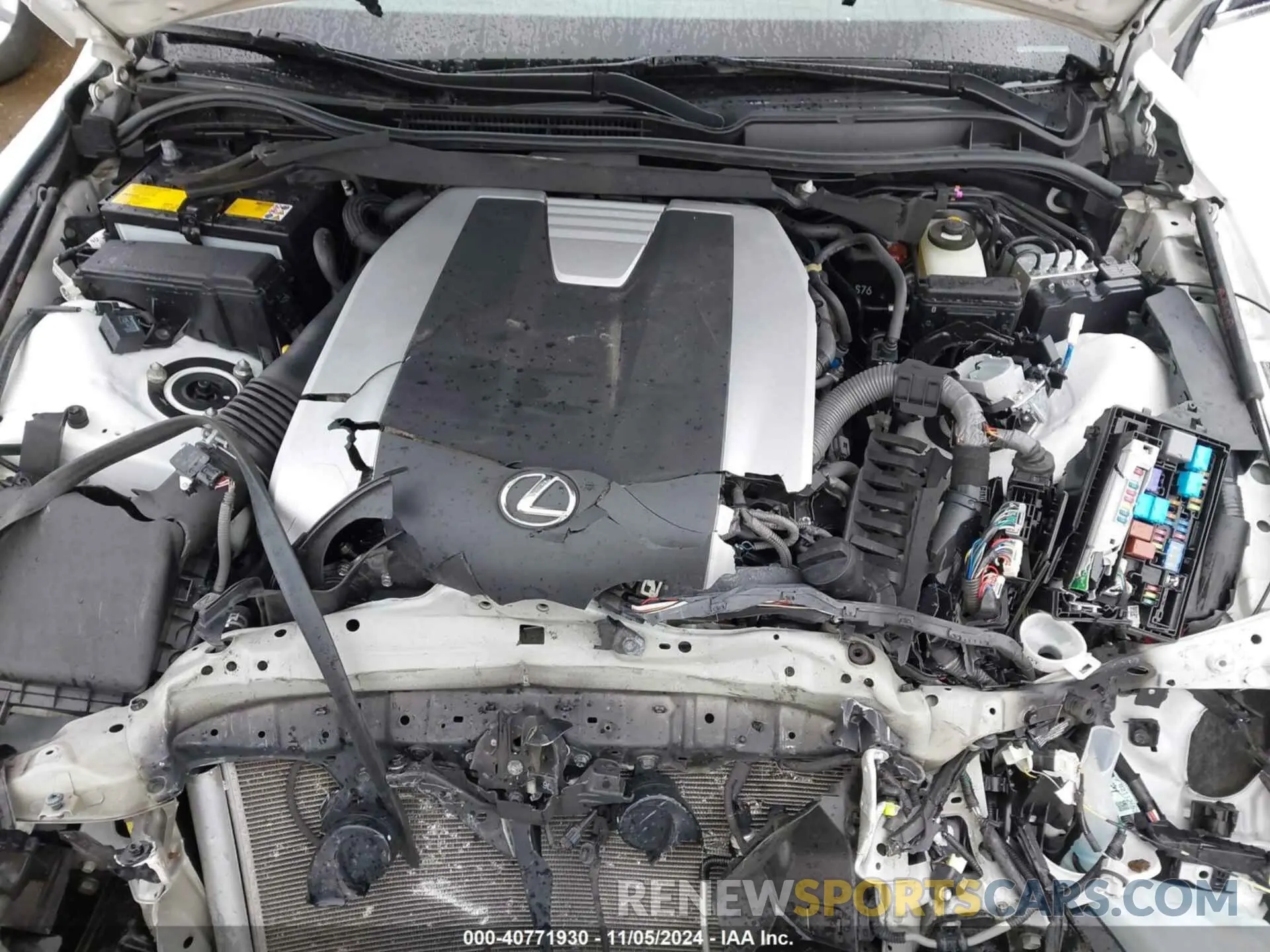 10 Photograph of a damaged car JTHC81F23M5044859 LEXUS IS 300 2021