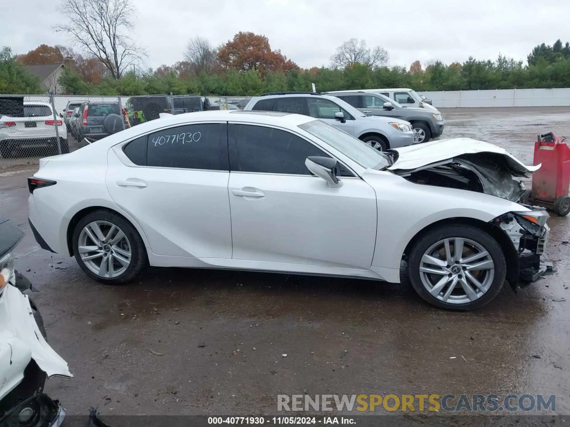 14 Photograph of a damaged car JTHC81F23M5044859 LEXUS IS 300 2021