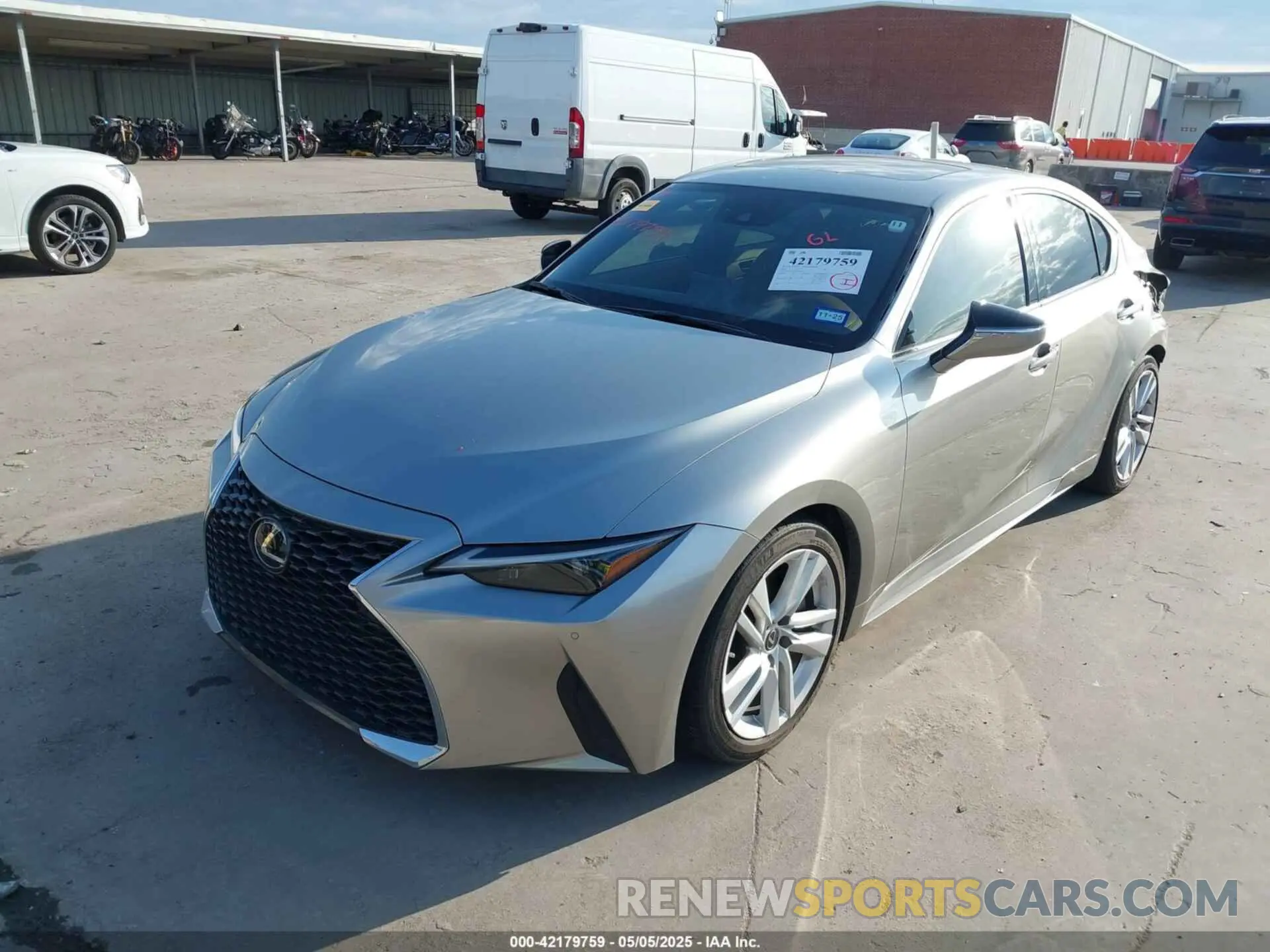 2 Photograph of a damaged car JTHCA1D26M5113003 LEXUS IS 300 2021