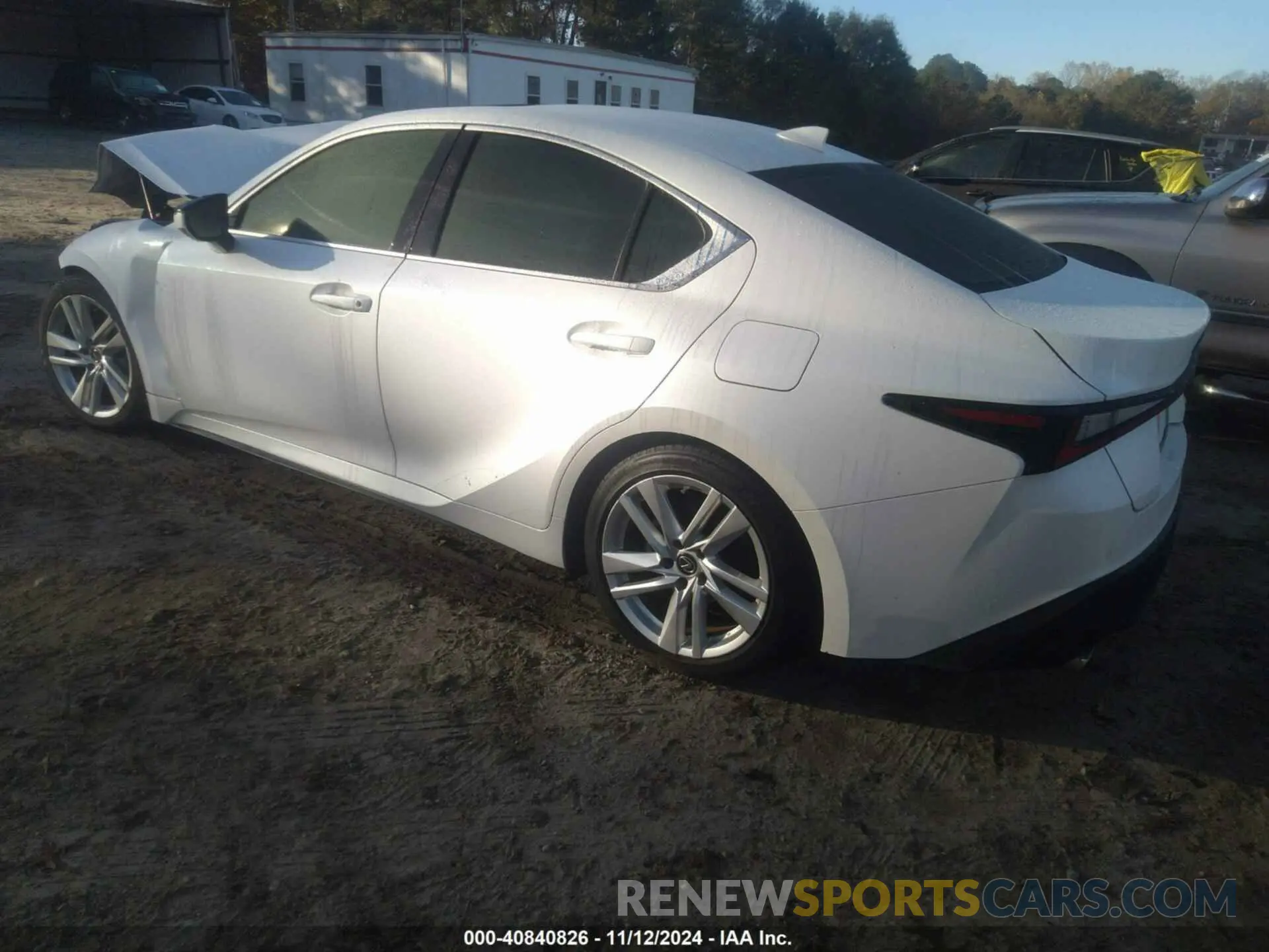 3 Photograph of a damaged car JTHCA1D27M5115231 LEXUS IS 300 2021