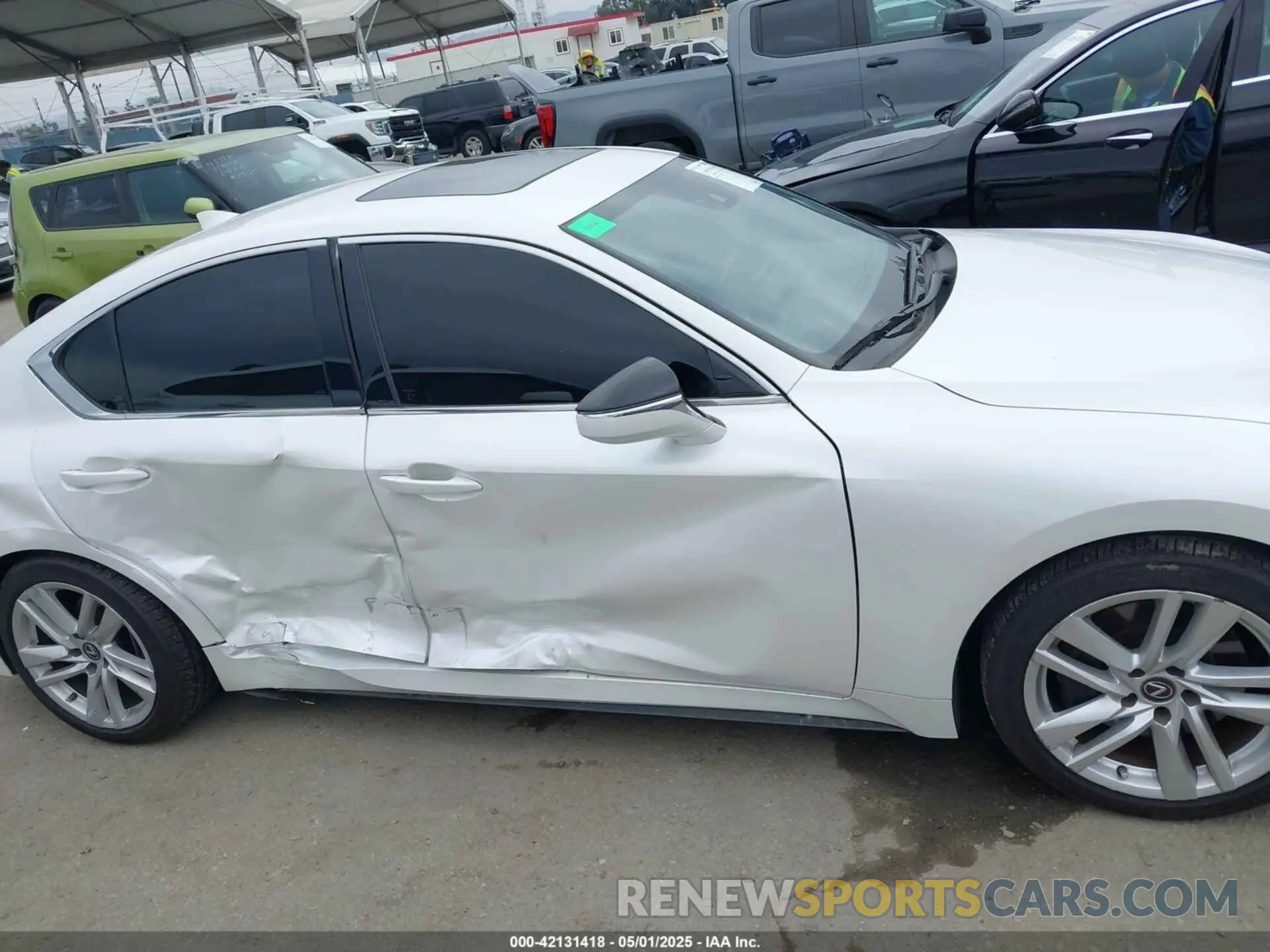 13 Photograph of a damaged car JTHCA1D27M5115858 LEXUS IS 300 2021