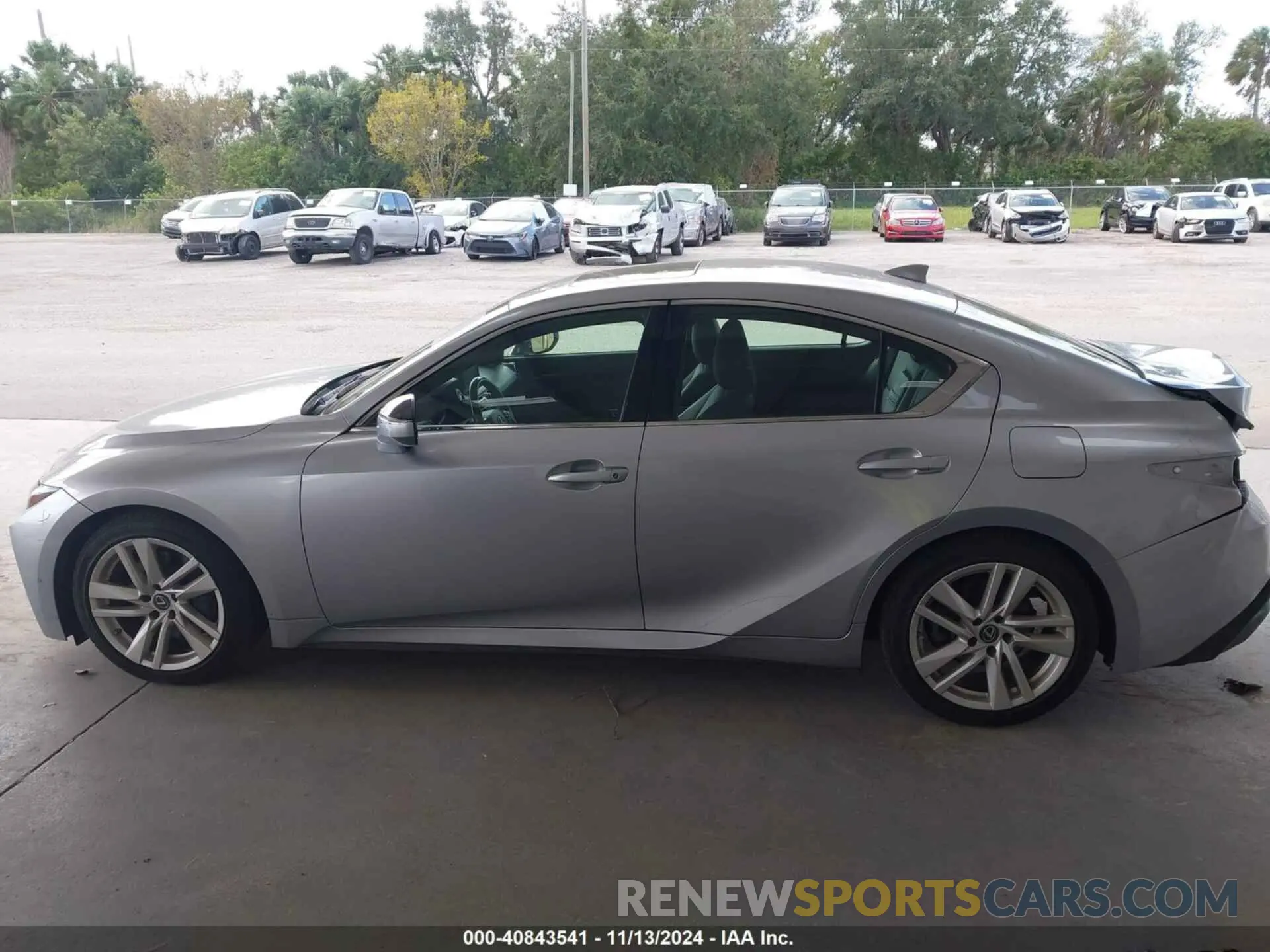 15 Photograph of a damaged car JTHCA1D29M5116932 LEXUS IS 300 2021