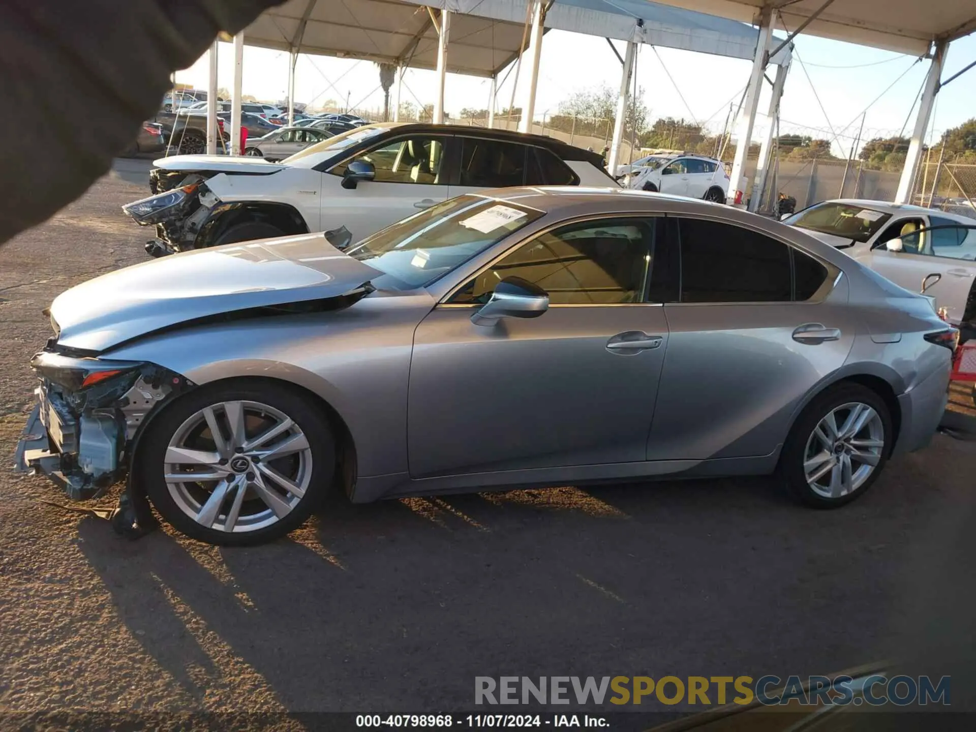 15 Photograph of a damaged car JTHAA1D21N5119087 LEXUS IS 300 2022