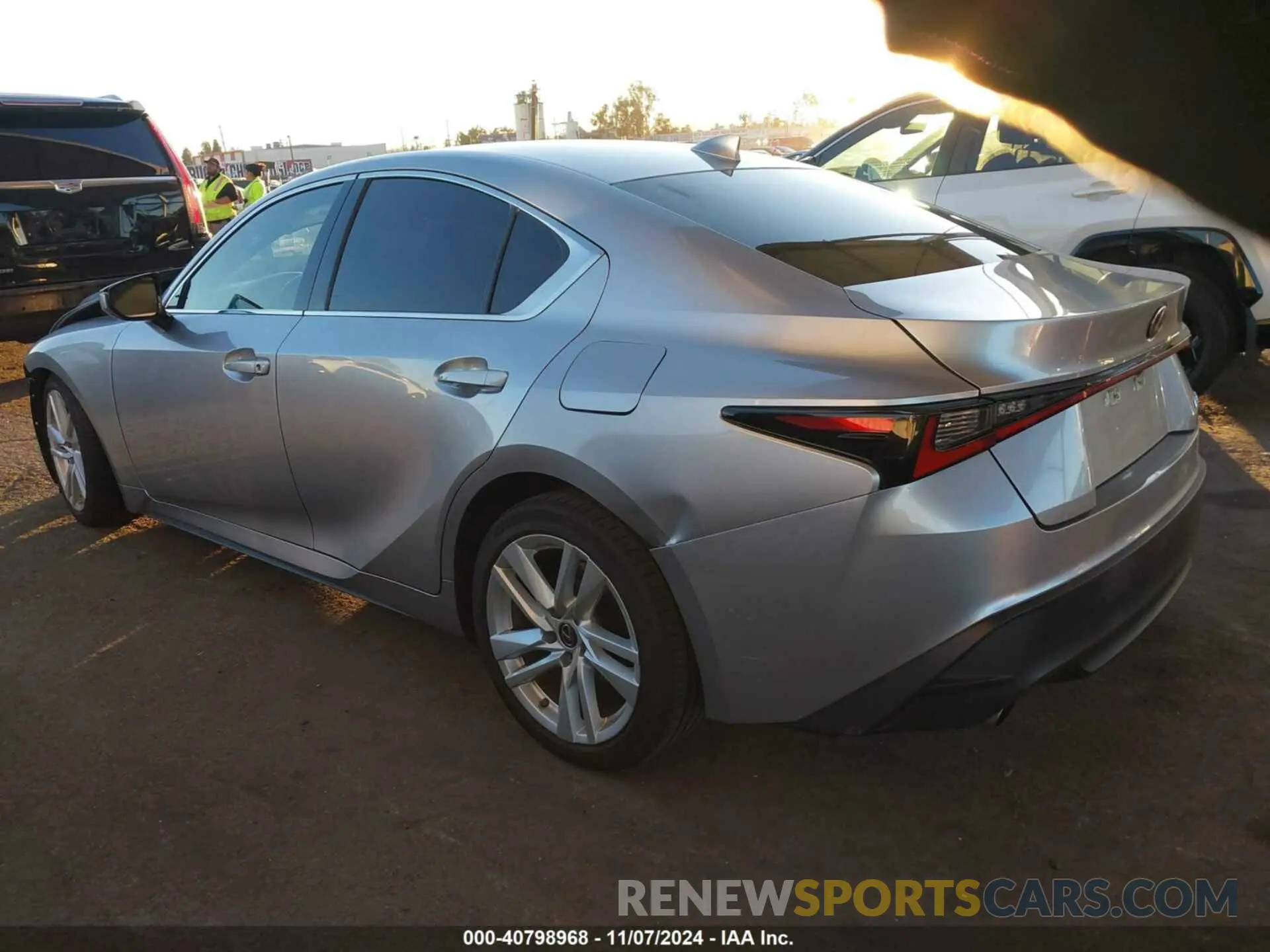 3 Photograph of a damaged car JTHAA1D21N5119087 LEXUS IS 300 2022