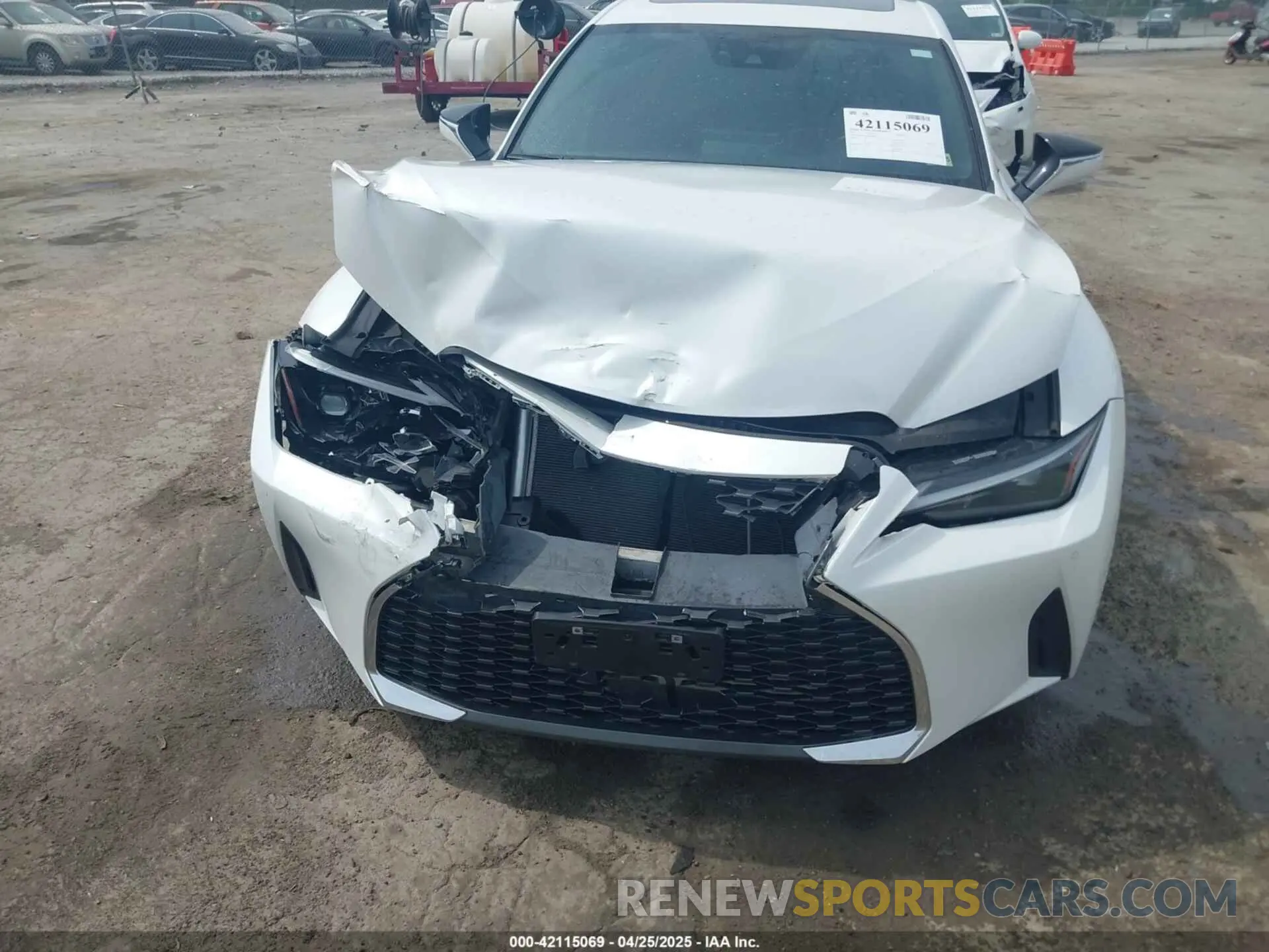 6 Фотография поврежденного автомобиля JTHD81F21N5048009 LEXUS IS 300 2022