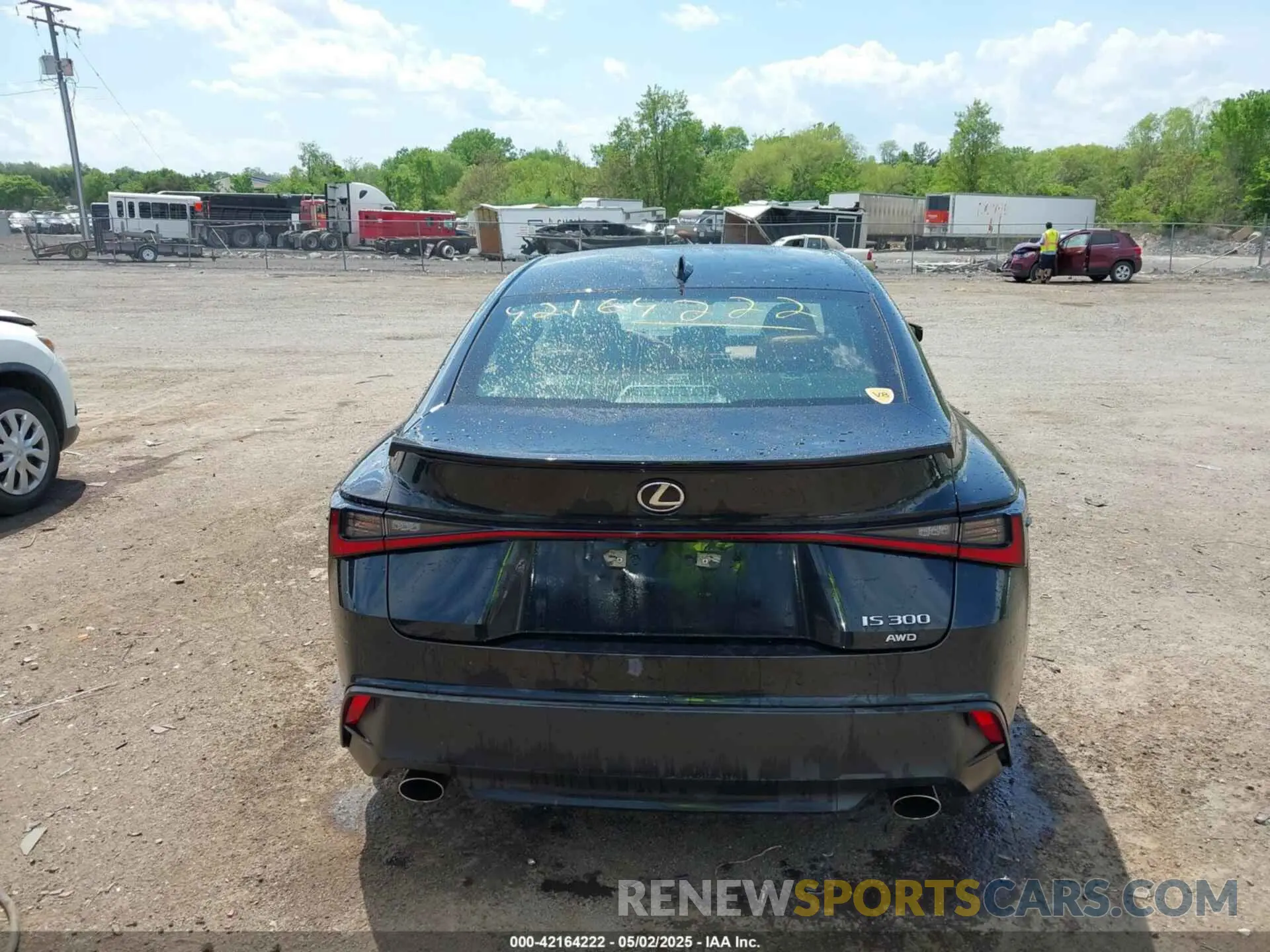 16 Photograph of a damaged car JTHD81F21N5048060 LEXUS IS 300 2022