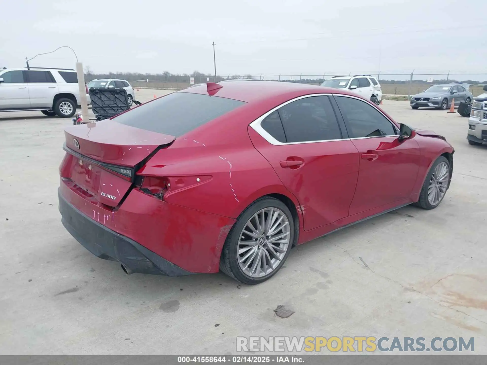 4 Фотография поврежденного автомобиля JTHDA1D21N5119328 LEXUS IS 300 2022